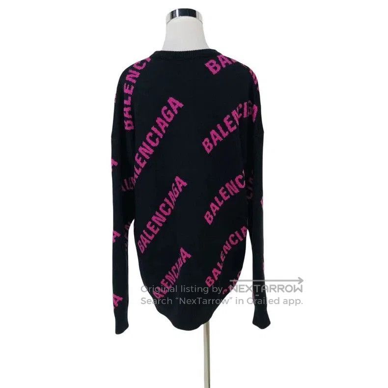 Balenciaga Balenciaga Logo Print Sweater S. Size US S / EU 44-46 / 1 - 2 Thumbnail