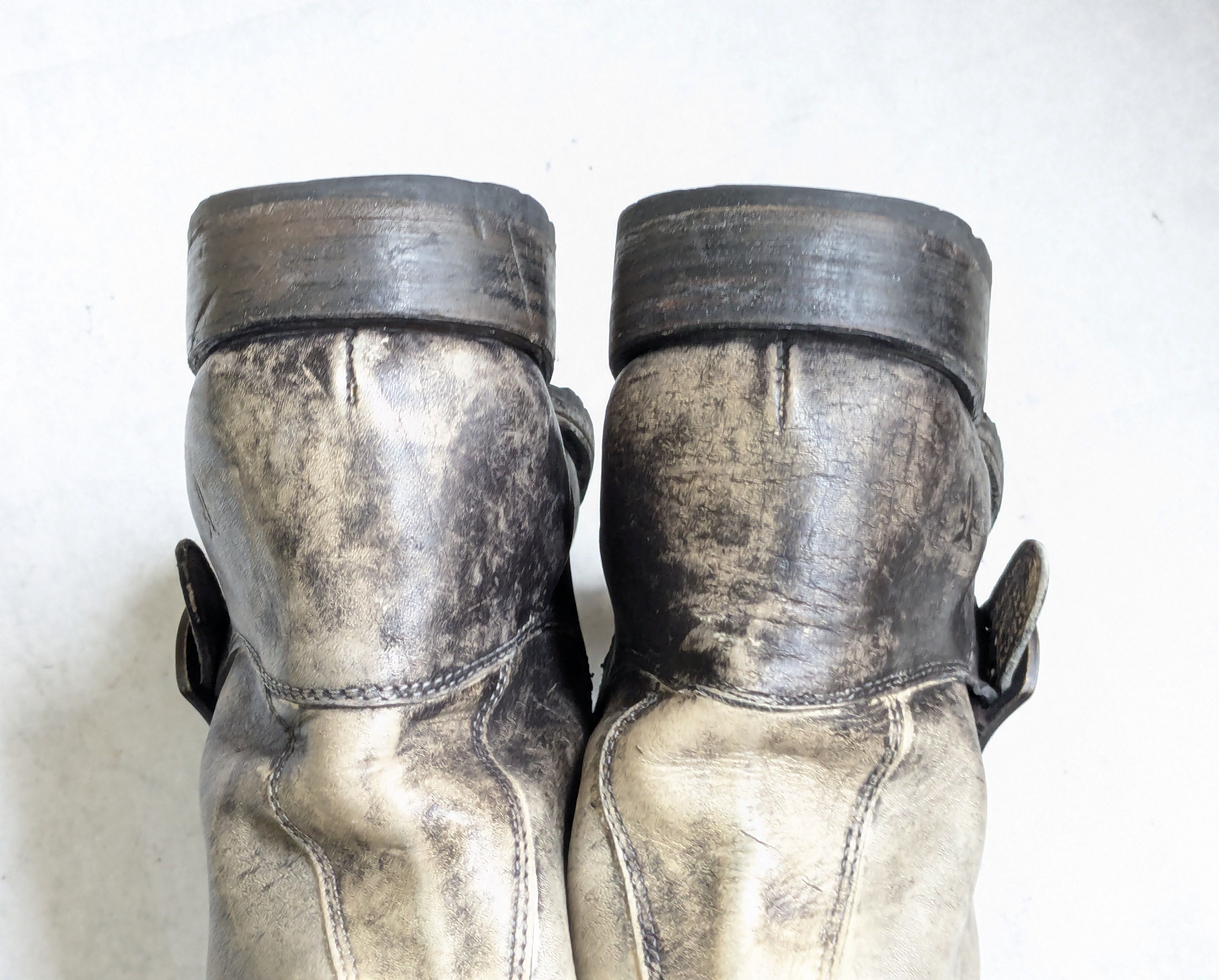Frye Frye Engineer Boots Stonewash 11 D Buckle Strap Size US 11 / EU 44 - 13 Thumbnail