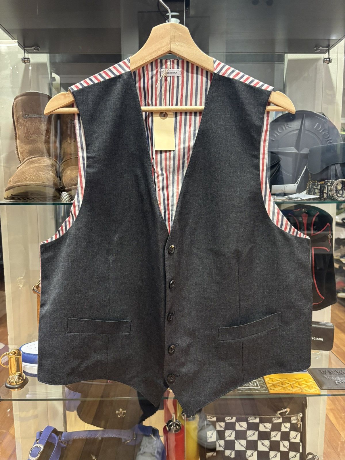 Thom Browne Thom Browne MTM Classic Vest Size 52R - 1 Thumbnail