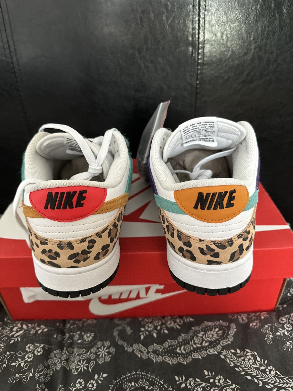 Nike Nike Dunk Low Safari Mix Mismatch Size US 11.5 / IT 41.5 - 4 Thumbnail