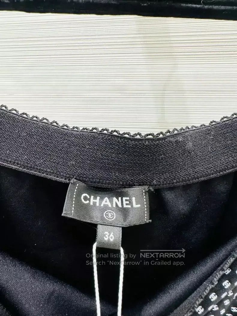 Chanel Chanel 24B new double C full-print logo skirt Size 24" / US 00 / IT 34 - 4 Thumbnail