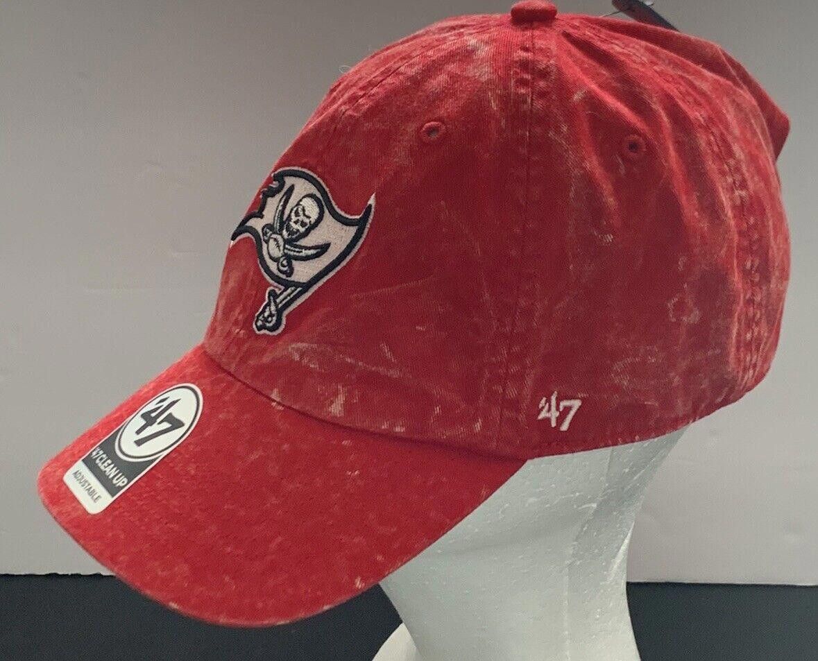 47 Brand Tampa Bay Buccaneers Red Adjustable Strap Hat Cap Tye Die Size ONE SIZE - 3 Thumbnail