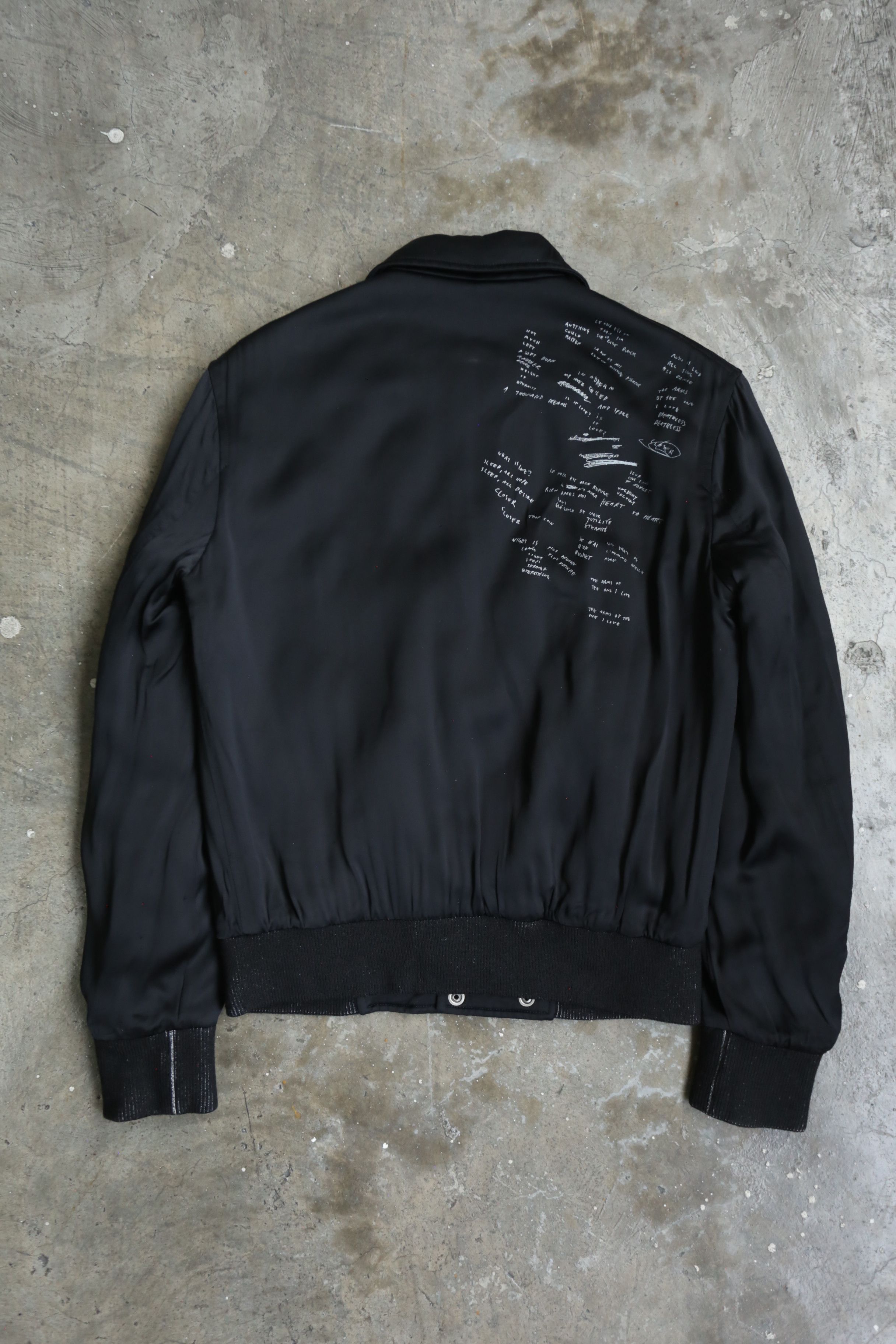 Saint Laurent Paris SLP - Anthony Vacarello - F/W 17 - Back Text Teddy Jacket Size US S / EU 44-46 / 1 - 2 Thumbnail