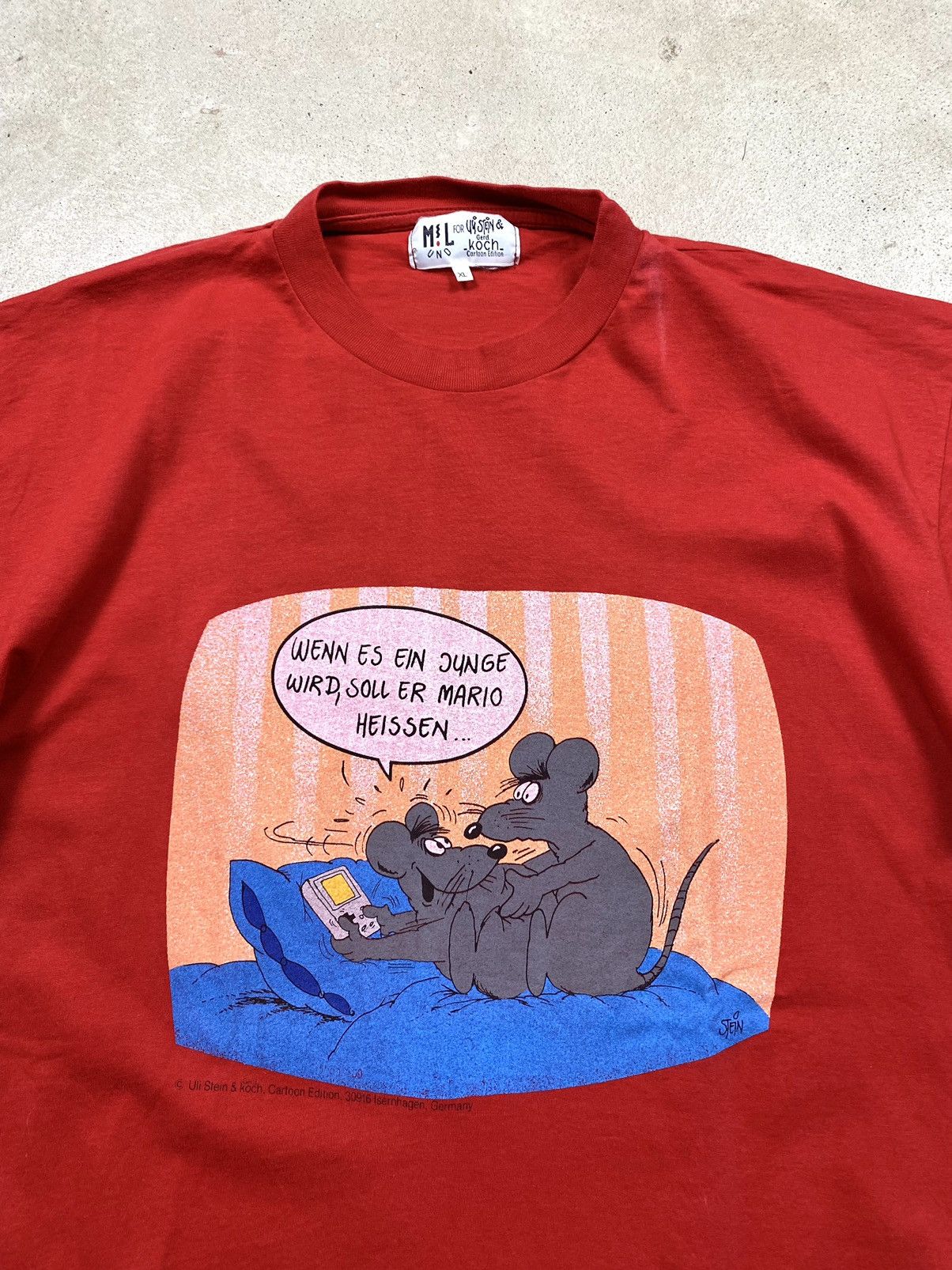 Vintage 90’s Vintage If Son Let's Name Him Mario Funny T Shirt Porn Size US XL / EU 56 / 4 - 1 Thumbnail