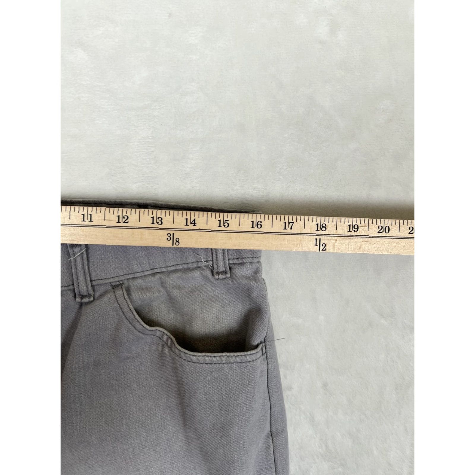 Levi's VINTAGE Levi's Jeans Mens 32x28 Gray Straight With a Skosh More Room 5-Pocket Denim Size US 32 / EU 48 - 7 Thumbnail