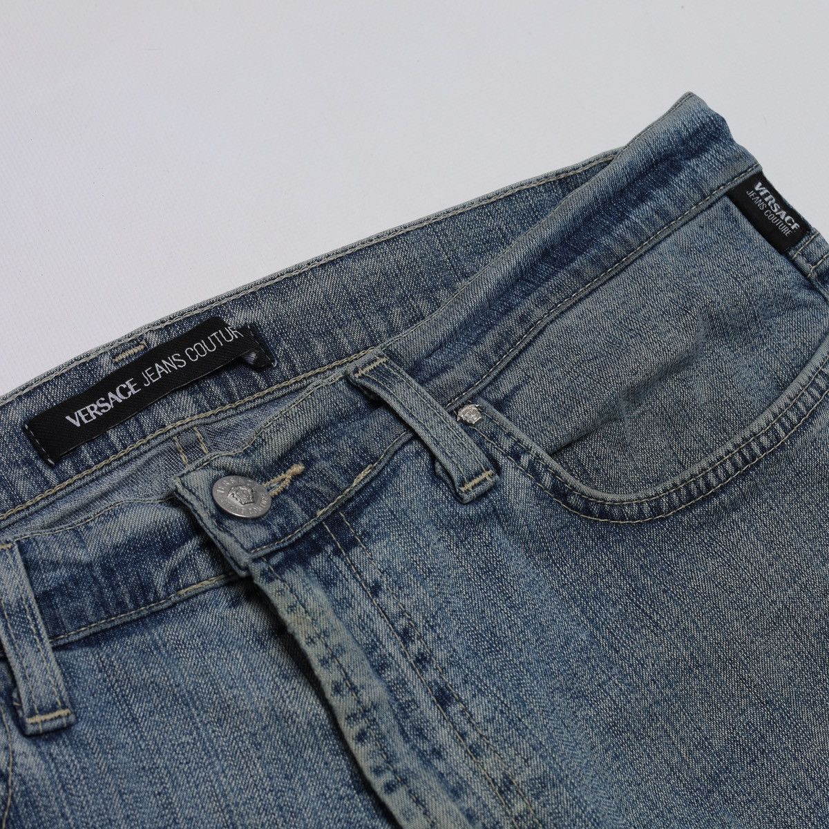Versace Vintage Versace Jeans Couture Denim Jeans Gianni Medusa Size US 33 - 6 Thumbnail