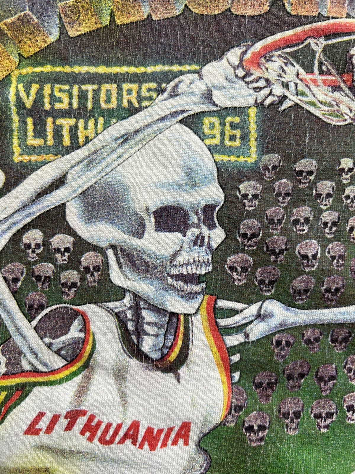 Vintage Vintage 90s Grateful Dead Lithuania Tie Dye Tee 1992 Sports Size US XL / EU 56 / 4 - 3 Thumbnail
