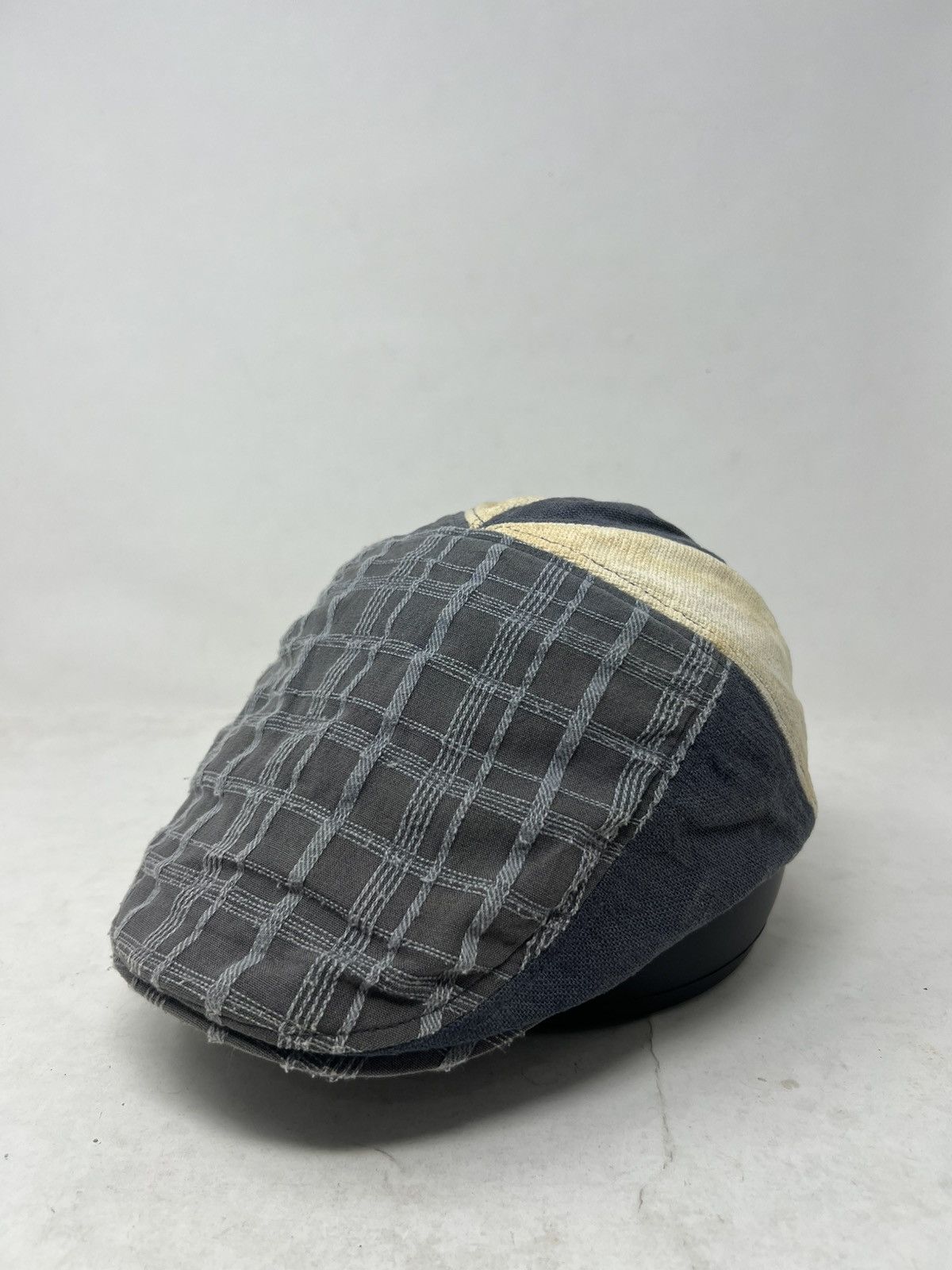 Japanese Brand Patchwork Style Ivy Men Flat Beretta Hat Size ONE SIZE - 2 Thumbnail
