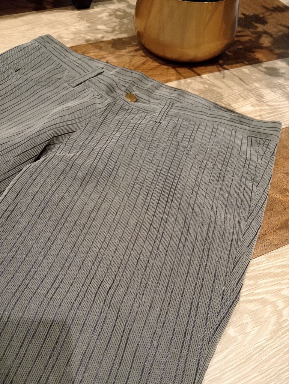 Tornado Mart VINTAGE TORNADO MART STRIPED FLARE PANTS - SIZE L Size US 34 / EU 50 - 8 Thumbnail