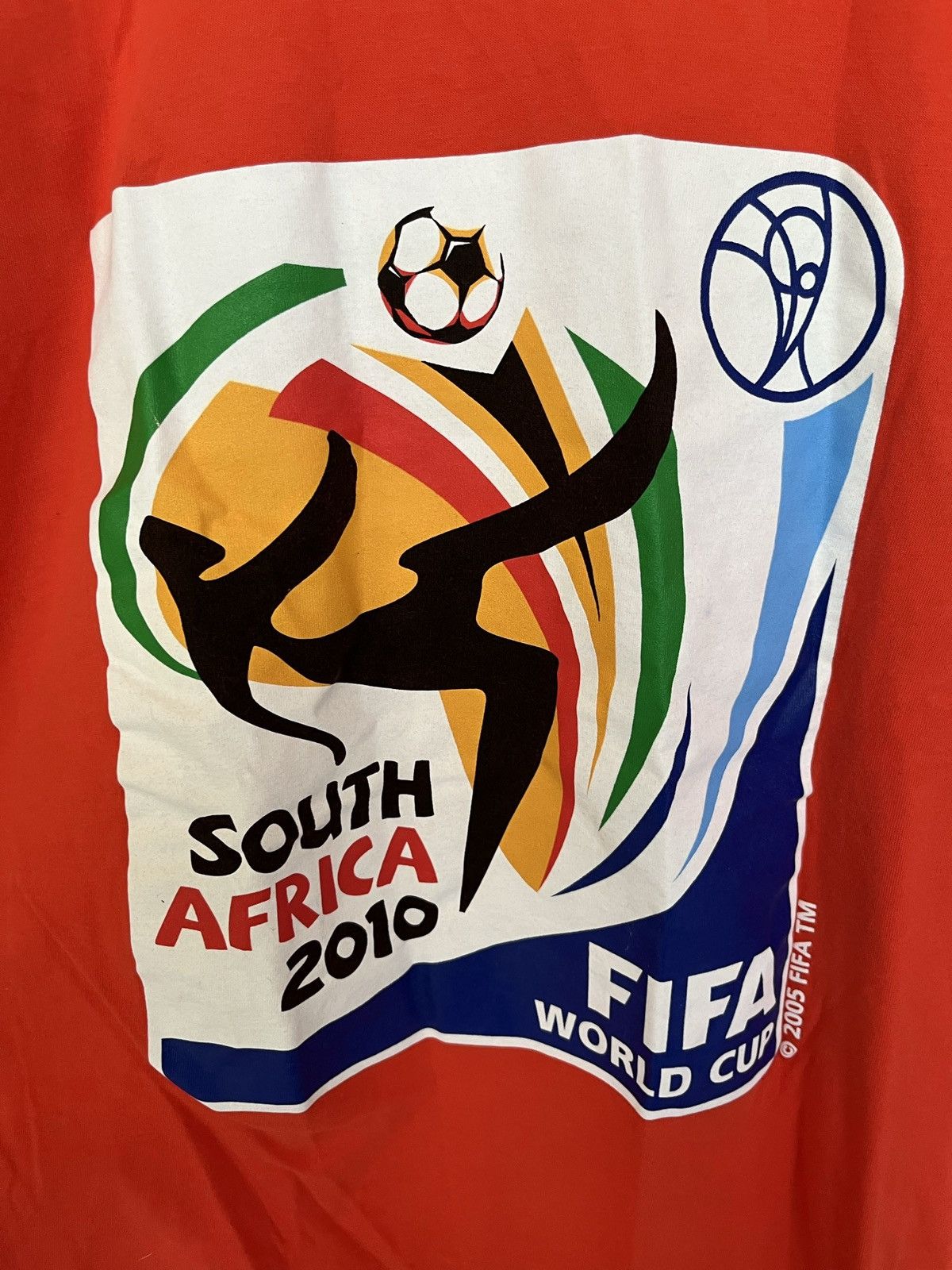 Vintage FIFA World Cup South Africa 2010 Official Adidas Fan Tee Size US XXL / EU 58 / 5 - 4 Thumbnail