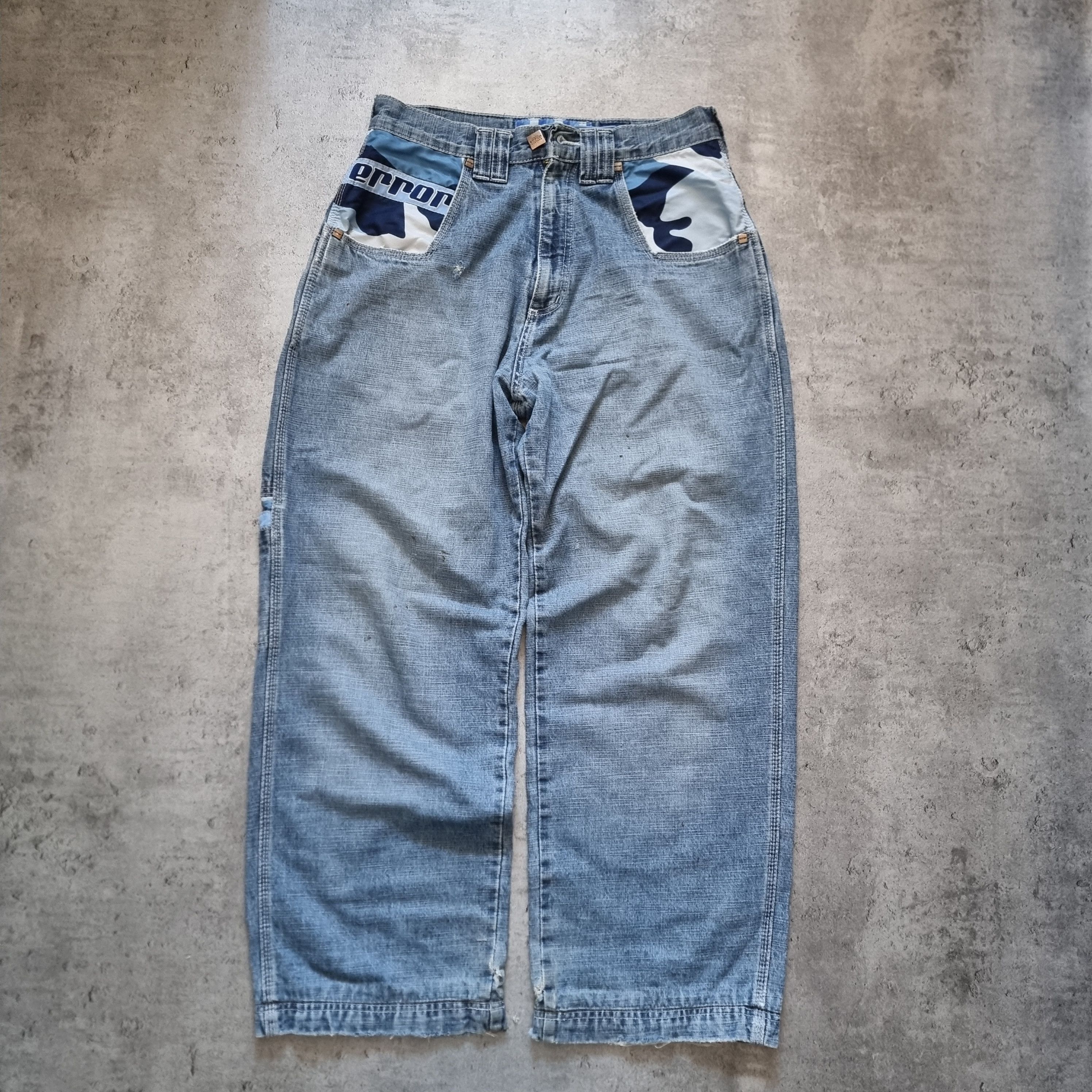 JNCO Vintage hip hop error mass denim jnco baggy jeans 90s Size US 32 / EU 48 - 5 Thumbnail
