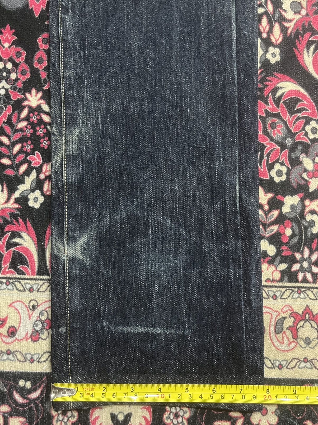 Takeo Kikuchi Vintage Takeo Kikuchi Dark Blue Faded Washed Selvedge Jeans Size US 32 / EU 48 - 18 Thumbnail