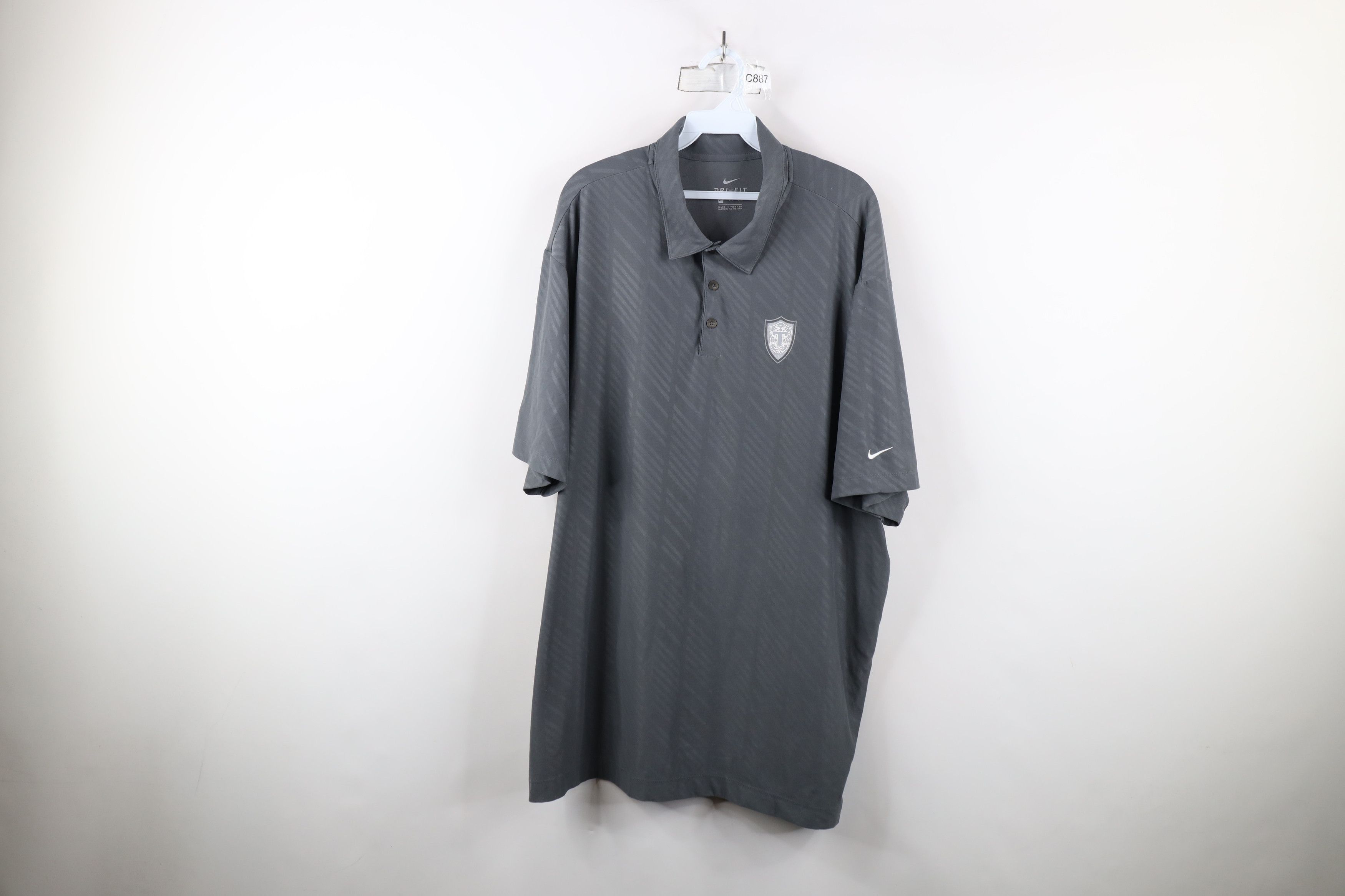 Nike × Vintage Nike Scott Mini Swoosh University of Toledo Crest Polo Shirt Size US XXL / EU 58 / 5 - 1 Thumbnail