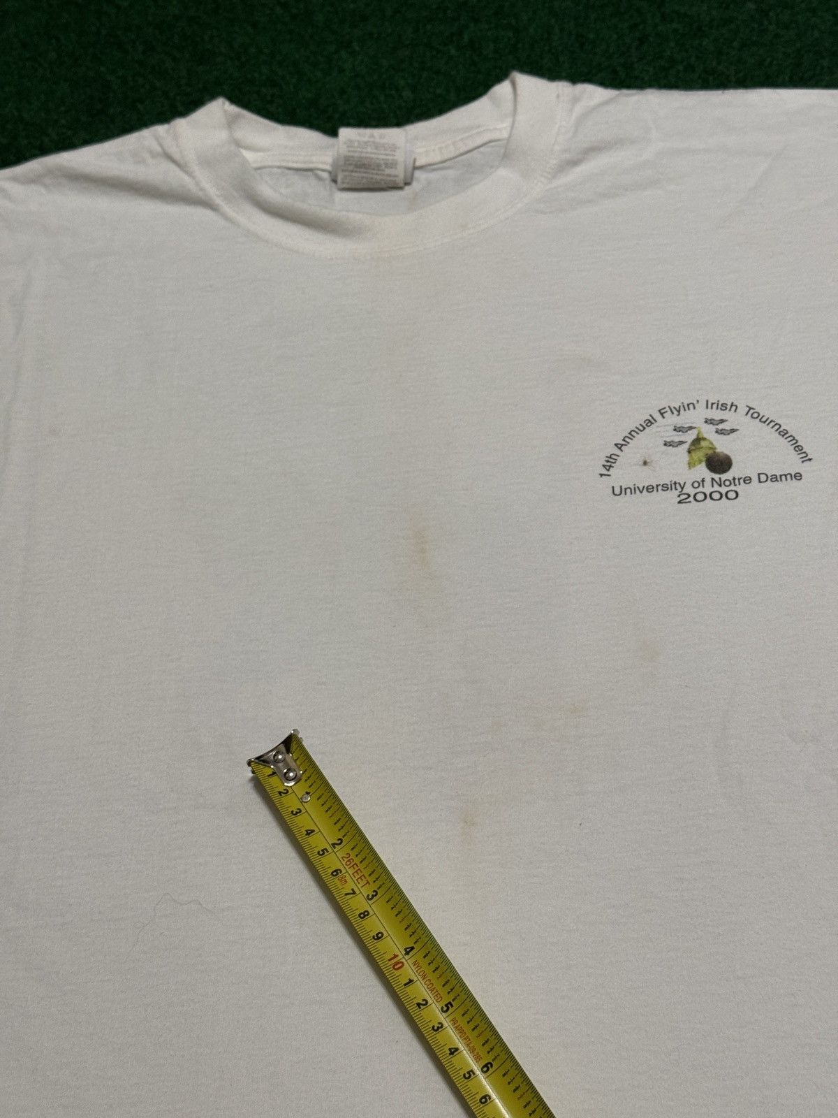 Vintage Notre Dame Basketball Tournament Flyin Irish XXL Boxy Shirt Size US XXL / EU 58 / 5 - 7 Thumbnail