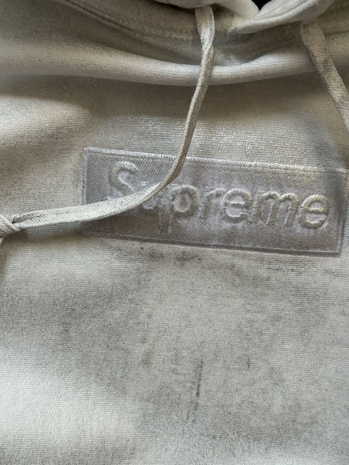 Maison Margiela × Supreme Supreme x MM6 Maison Margiela Foil Box Logo Hoodie S Size US S / EU 44-46 / 1 - 4 Thumbnail