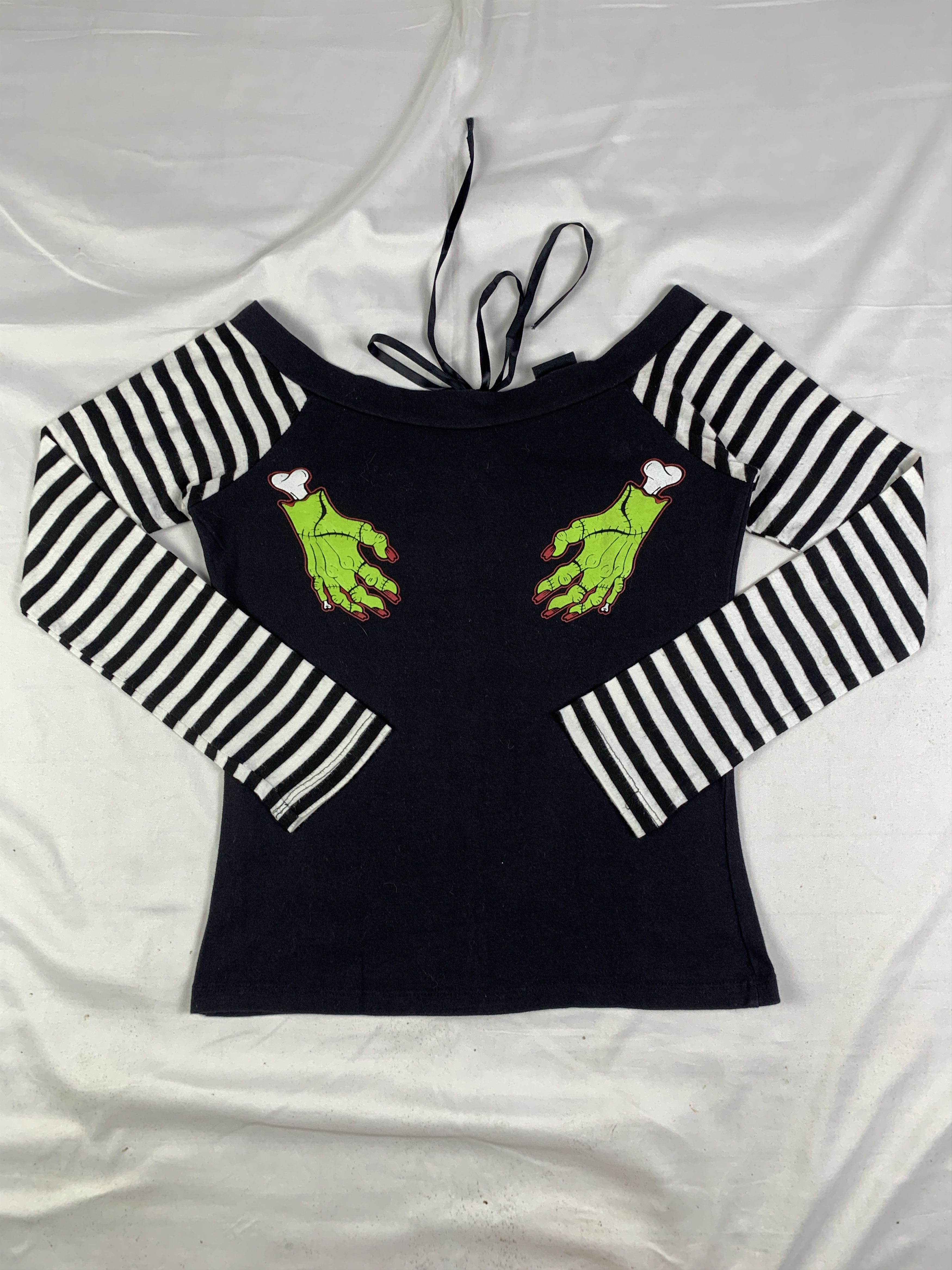 Japanese Brand Too Fast USA Grabbing Lace Top (S) Size S / US 4 / IT 40 - 1 Thumbnail