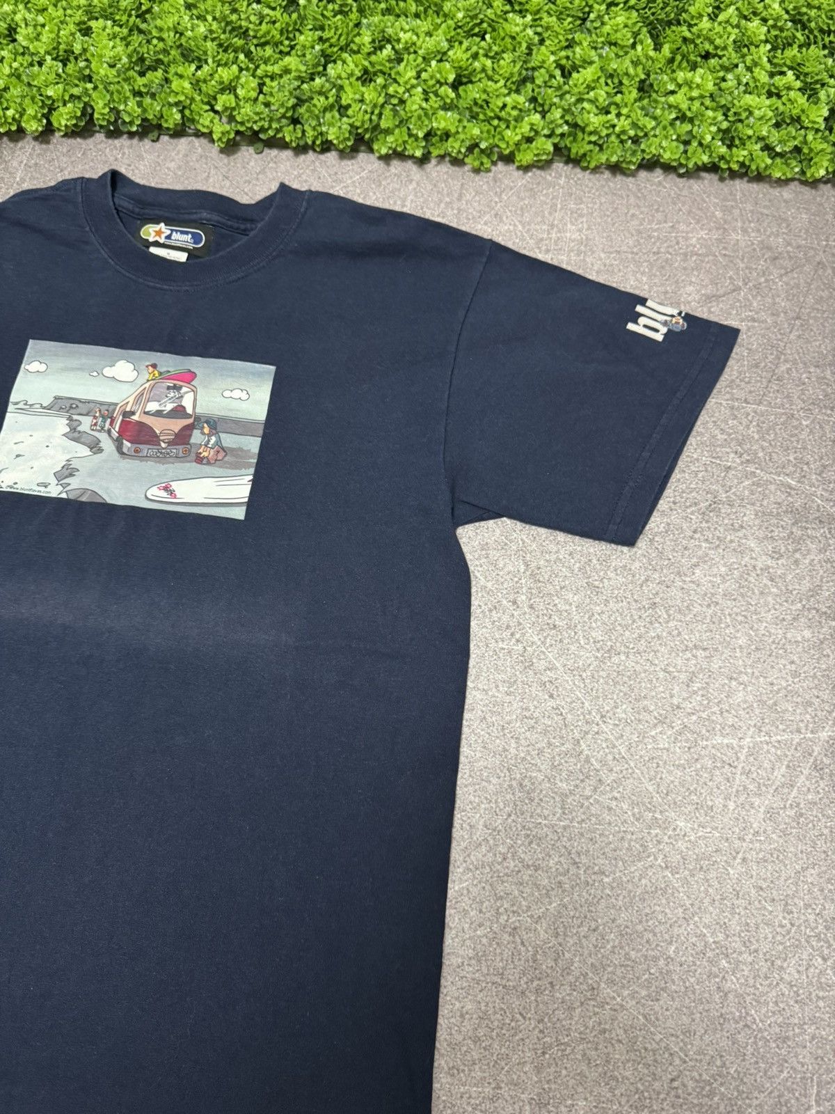 Vintage Blunt flavas skateboarding vintage 90s T-shirt Size US M / EU 48-50 / 2 - 8 Thumbnail