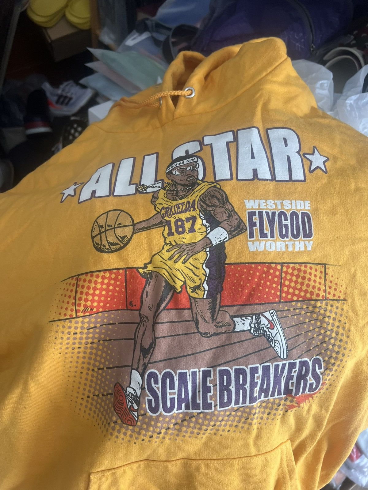Champion Griselda Westside Gunn Scale Breakers gold hoodie medium Size US M / EU 48-50 / 2 - 5 Thumbnail