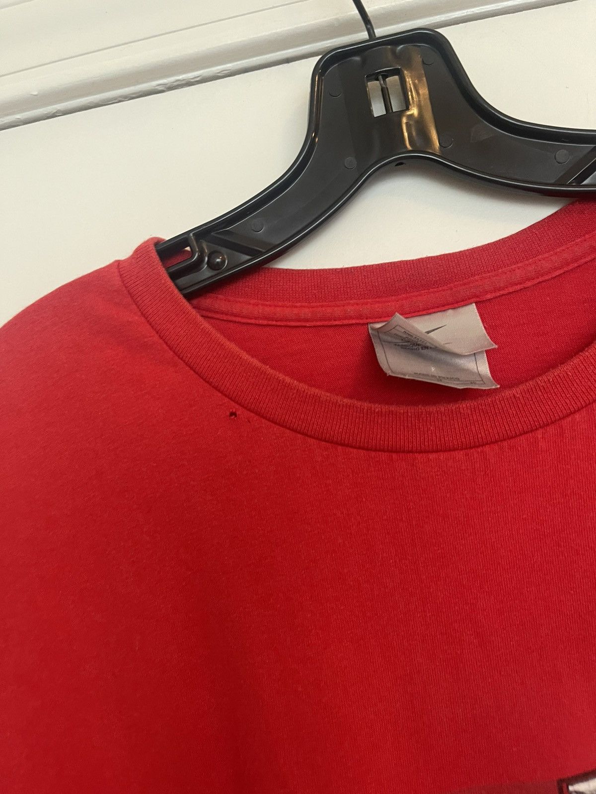 Nike × Vintage Vintage Y2K Silver Tag Red Nike Graphic T Shirt In EUC Size US XL / EU 56 / 4 - 3 Thumbnail