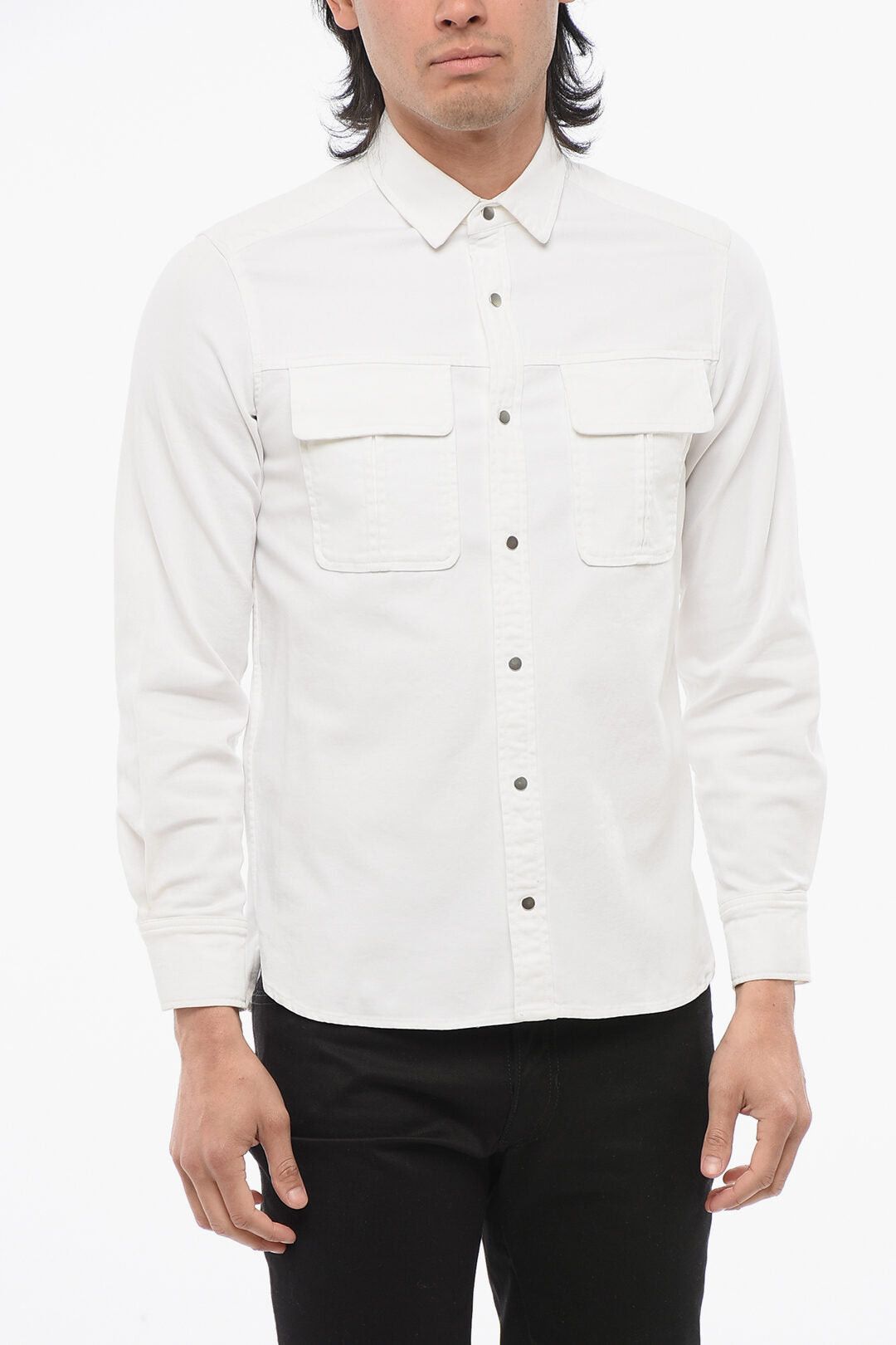 Neil Barrett Shirt GANG with Patches Size US XS / EU 42 / 0 - 1 Thumbnail
