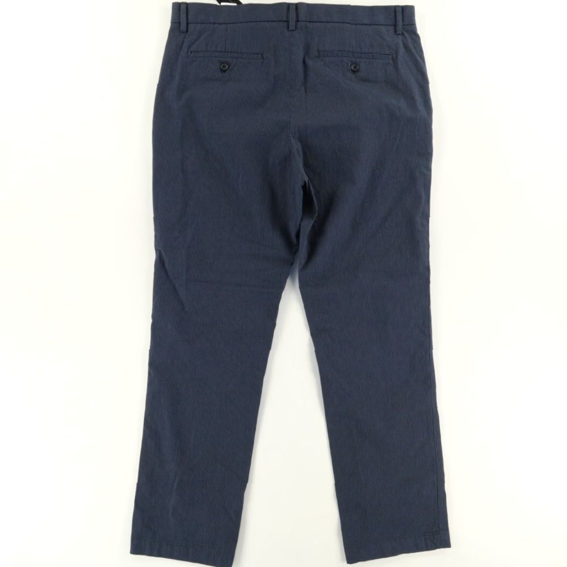 Banana Republic Banana Republic Slim Fit Stretch Chino Pants Navy Blue Striped Men's 36 Size US 36 / EU 52 - 4 Thumbnail