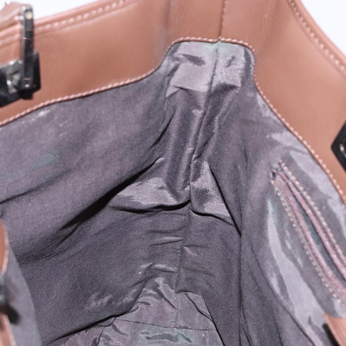 Gucci GUCCI GG Canvas Tote Bag Beige Brown Silver Size ONE SIZE - 19 Thumbnail
