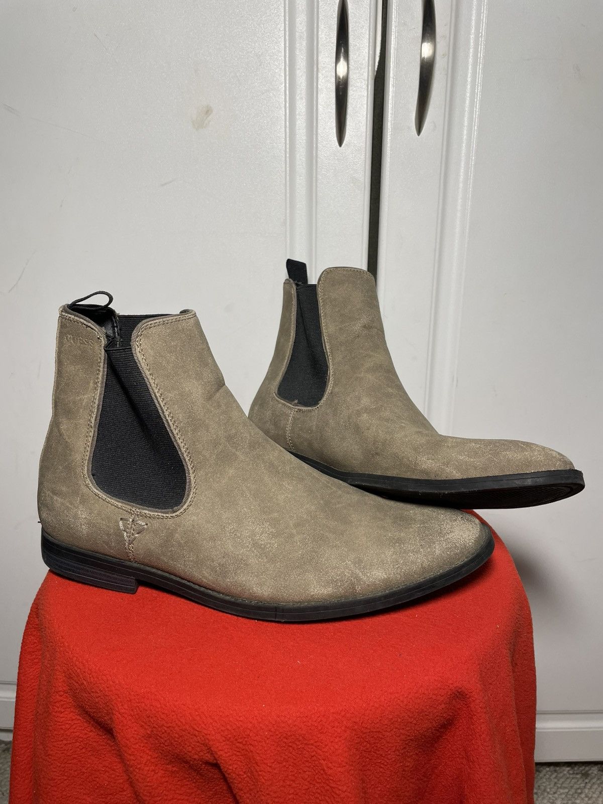 Guess Guess Boot Mens Size 9 Brown Jadon Combat Side Zip 