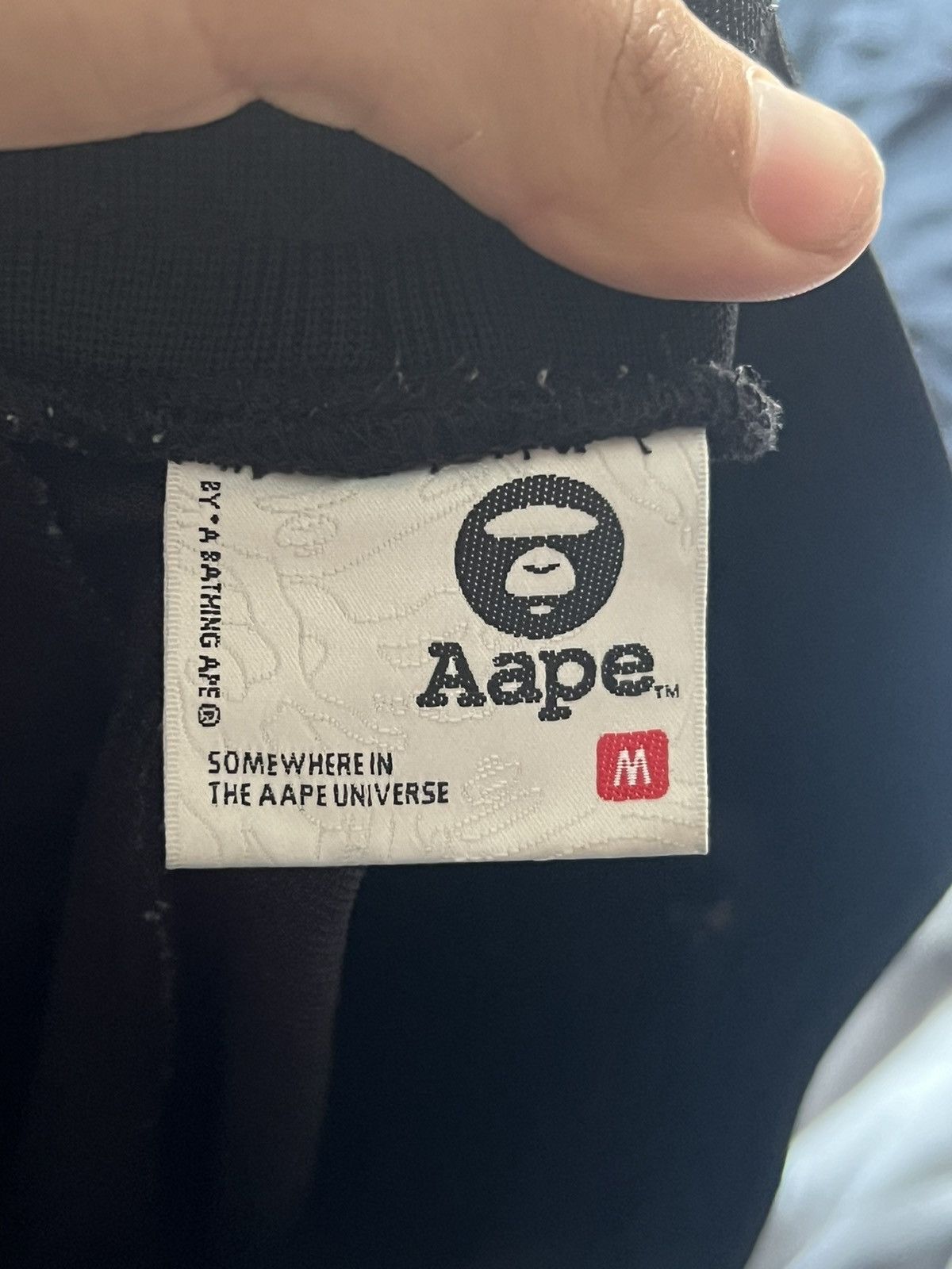 Aape × Bape Aape Track Pants Size US 33 - 4 Thumbnail