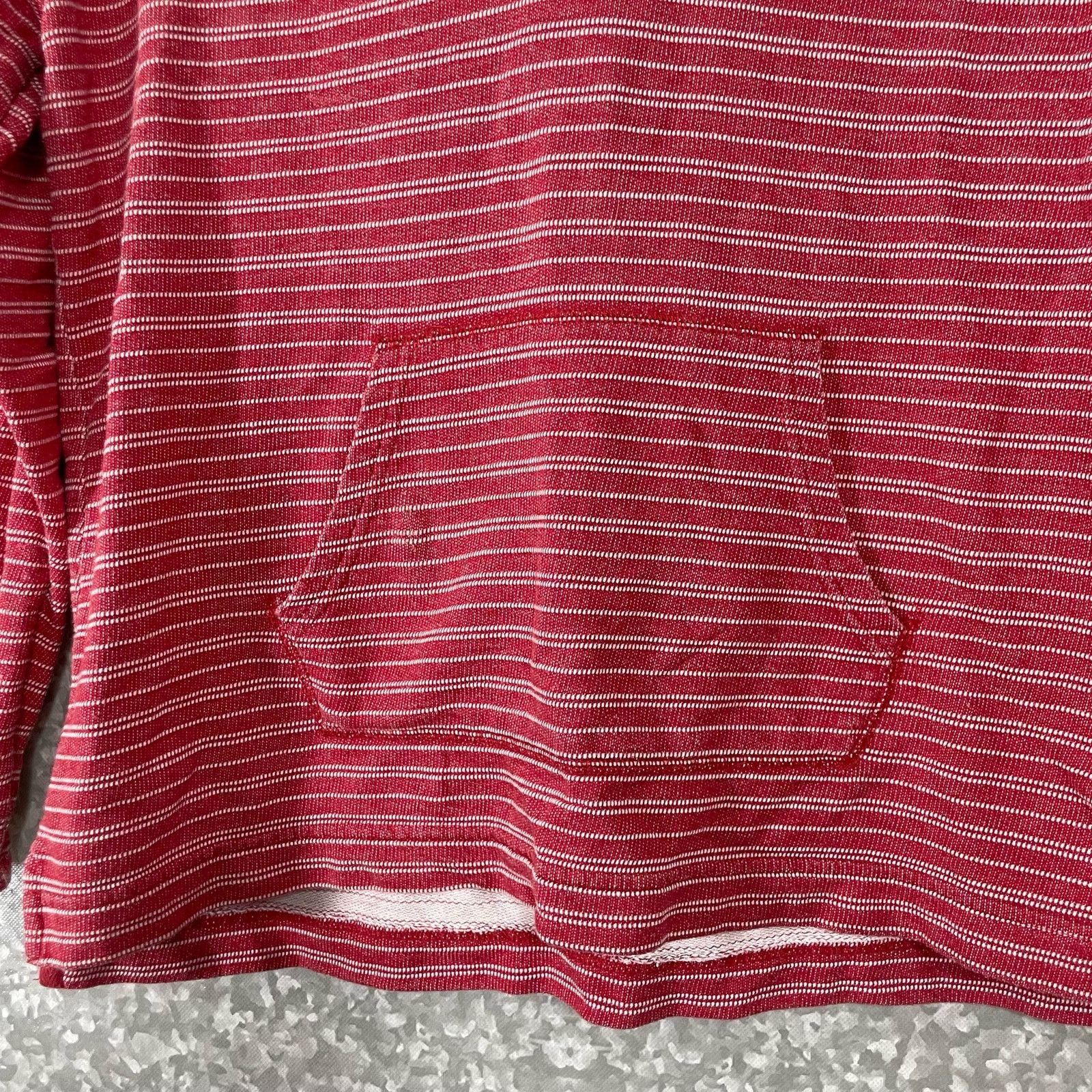 Chaps Chaps Red Striped Poncho Style Hoodie Pullover - Size Medium Size M / US 6-8 / IT 42-44 - 3 Thumbnail