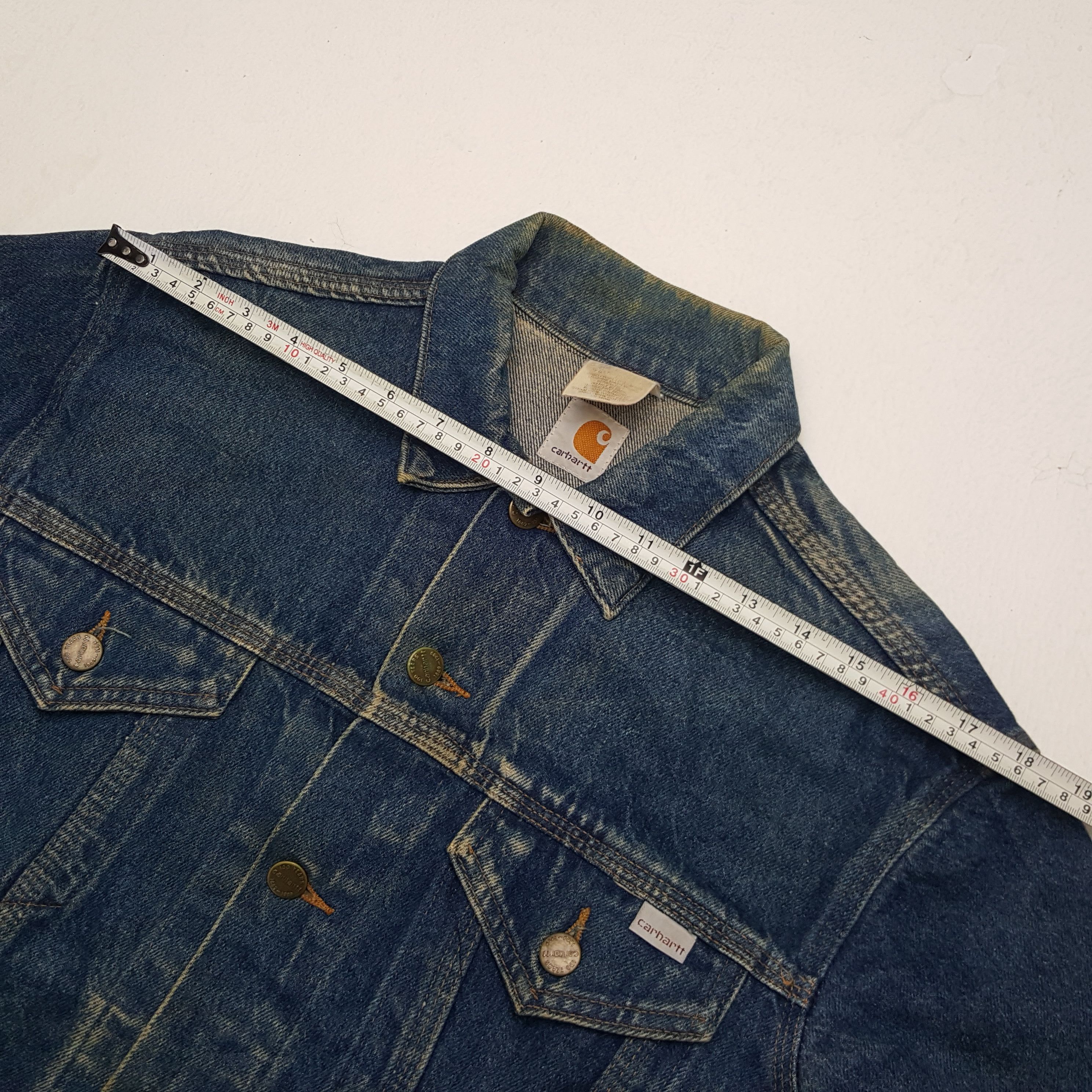 Carhartt × Vintage Vintage Carhartt American Workwear Denim Jacket Size US M / EU 48-50 / 2 - 6 Thumbnail