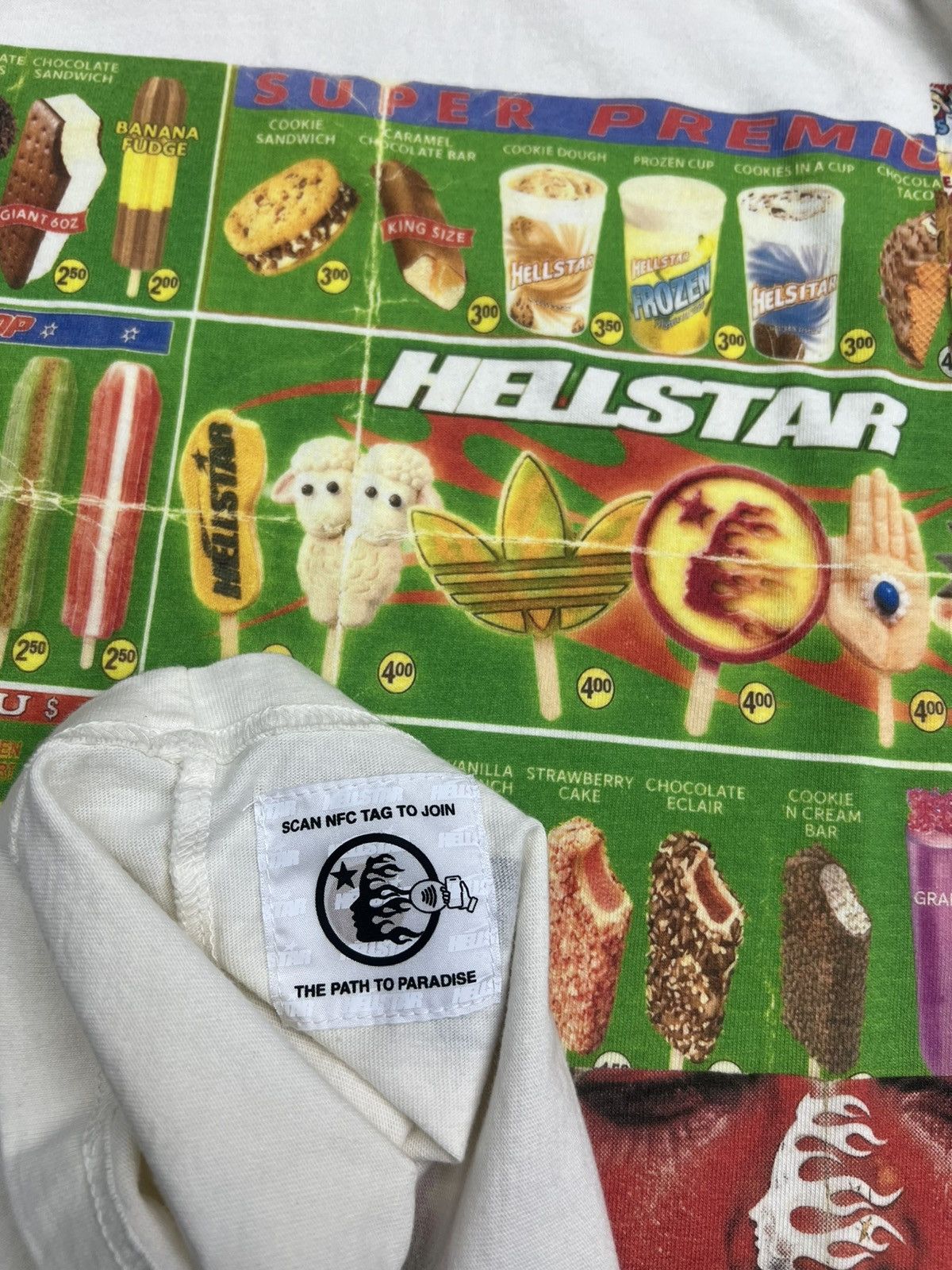 Adidas × HELLSTAR Hellstar Creamsicle T-Shirt Size US L / EU 52-54 / 3 - 7 Thumbnail