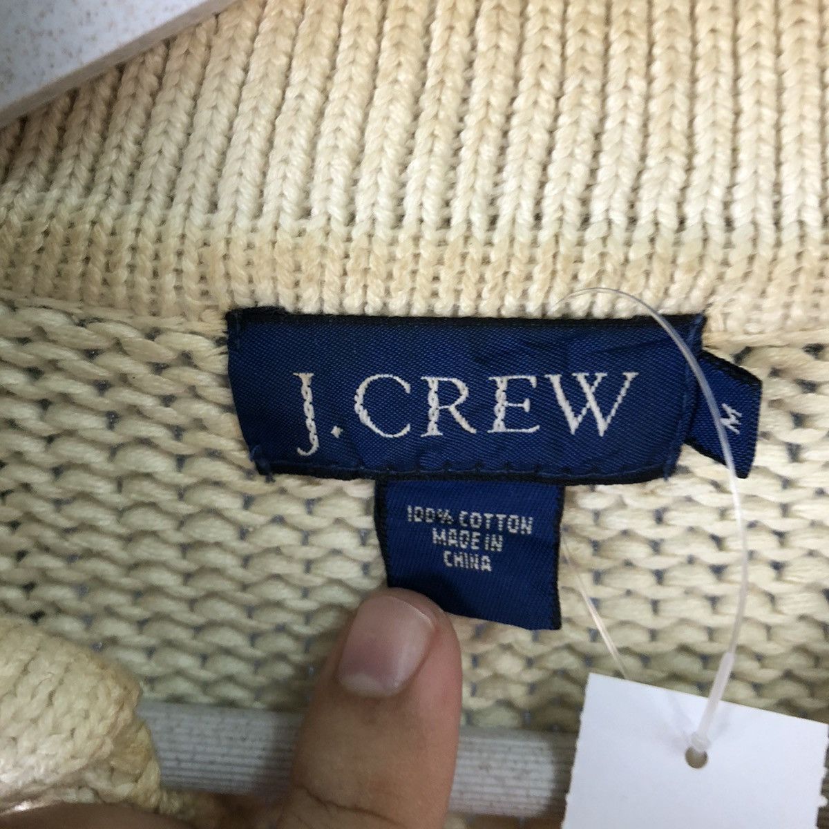 Japanese Brand J.Crew White Polo Ruby Sweatshirt #7405 Size US M / EU 48-50 / 2 - 9 Thumbnail
