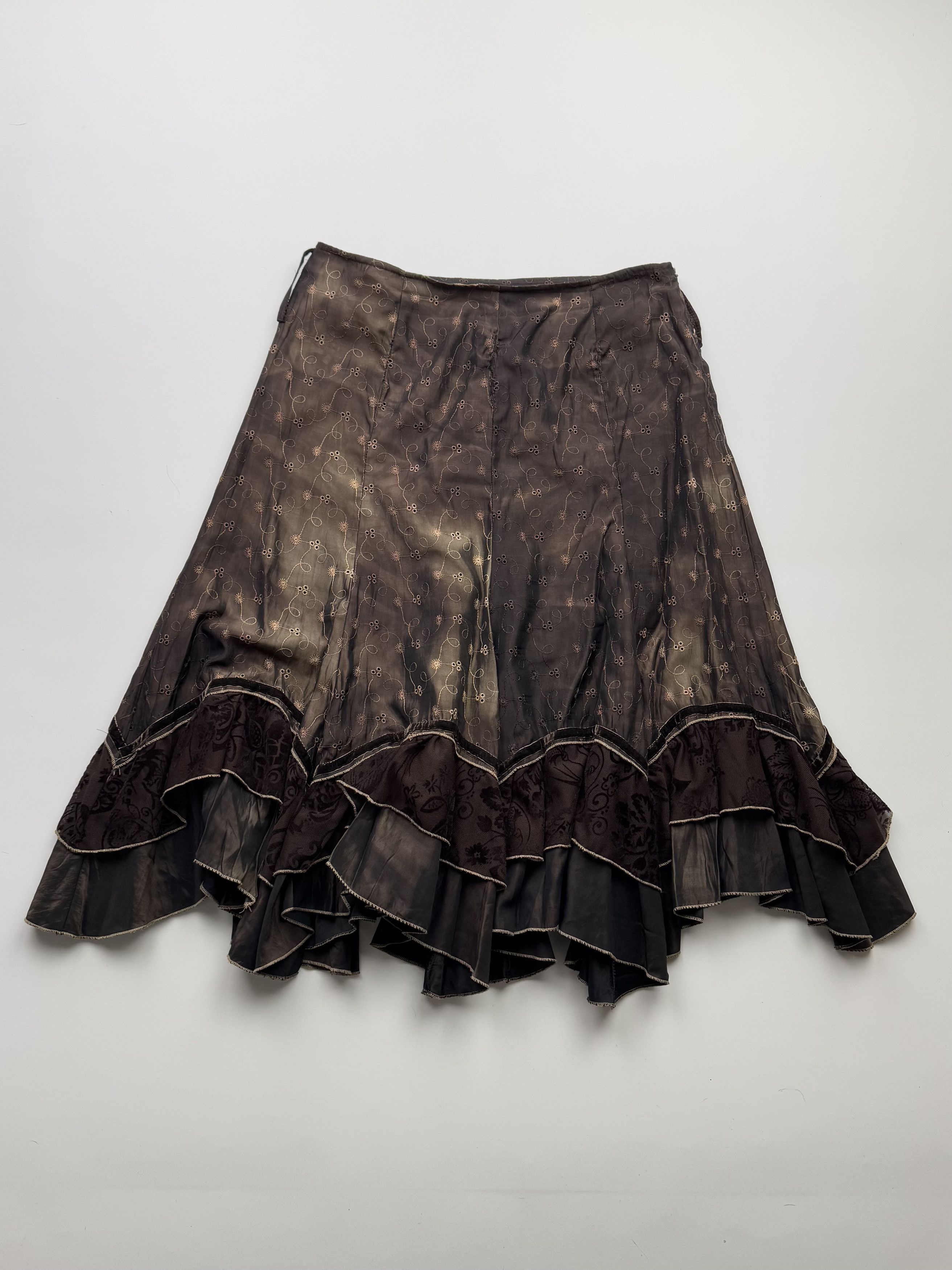 Japanese Brand Vintage Flare Skirt B245(V450)E2 Size 32" / US 10 / IT 46 - 1 Thumbnail
