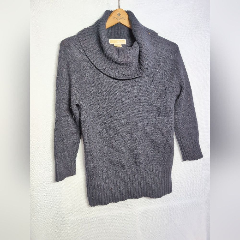 Michael Kors Michael Kors Black sz M Angora Blend Cowl Turtleneck Sweate Size M / US 6-8 / IT 42-44 - 2 Thumbnail