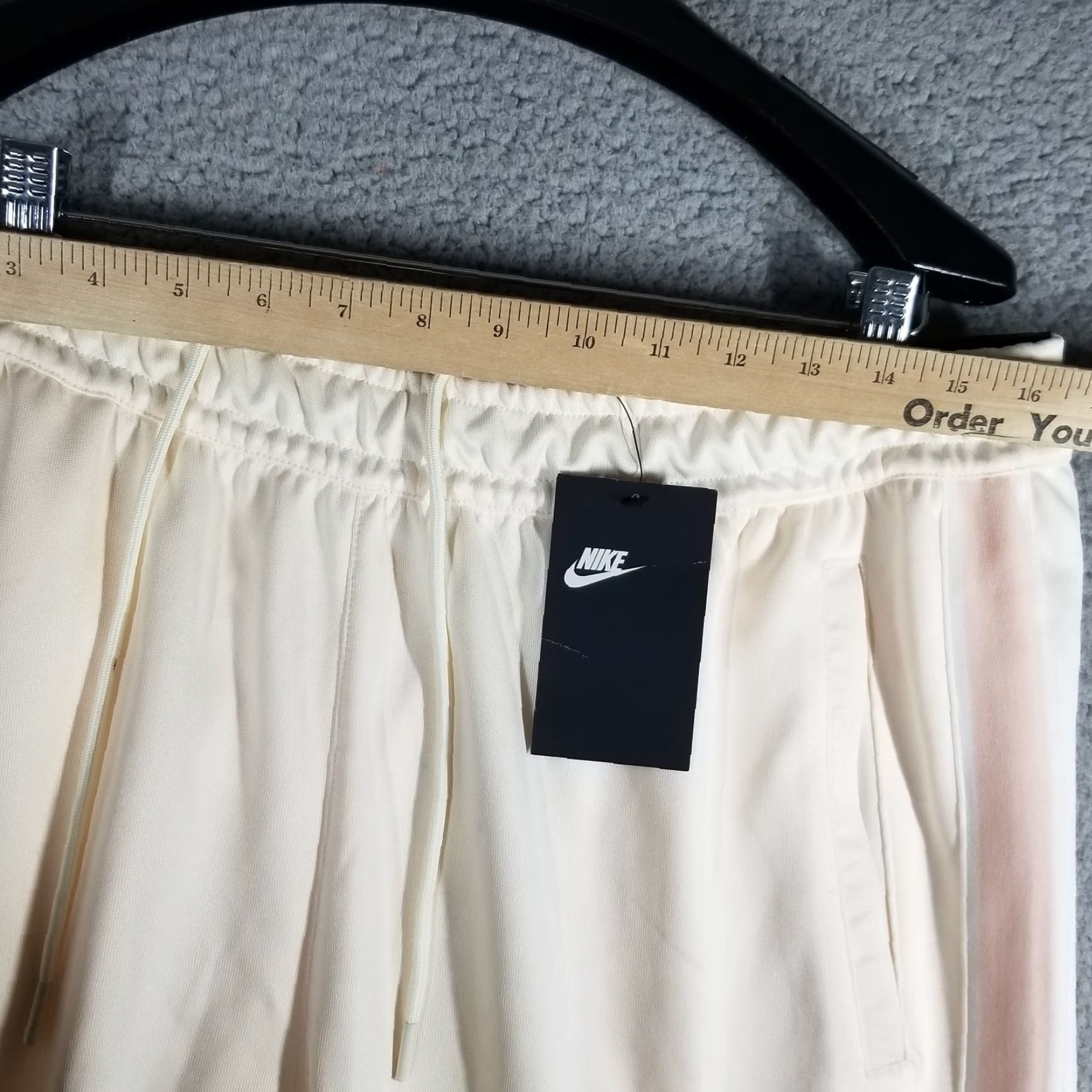 Nike Nike Heritage Pants Casual Striped Adult Large Pale Ivory Mens Size US 33 - 4 Thumbnail