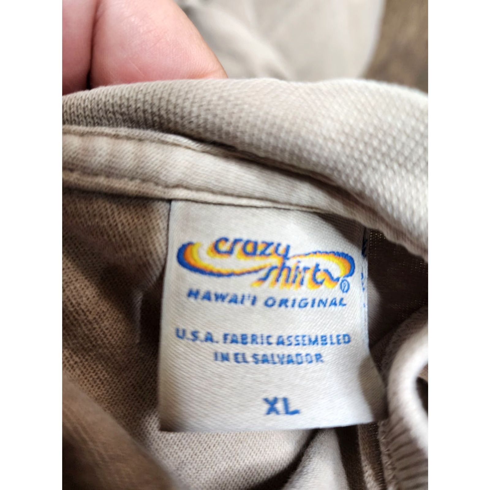 Vintage VINTAGE Crazy Shirts Mens XL T-Shirt Crew Neck Short Sleeve Graphic Print All Seasons Beige Cotton 80s 90s Kona Coffee Dyed Distressed Size US XL / EU 56 / 4 - 7 Thumbnail