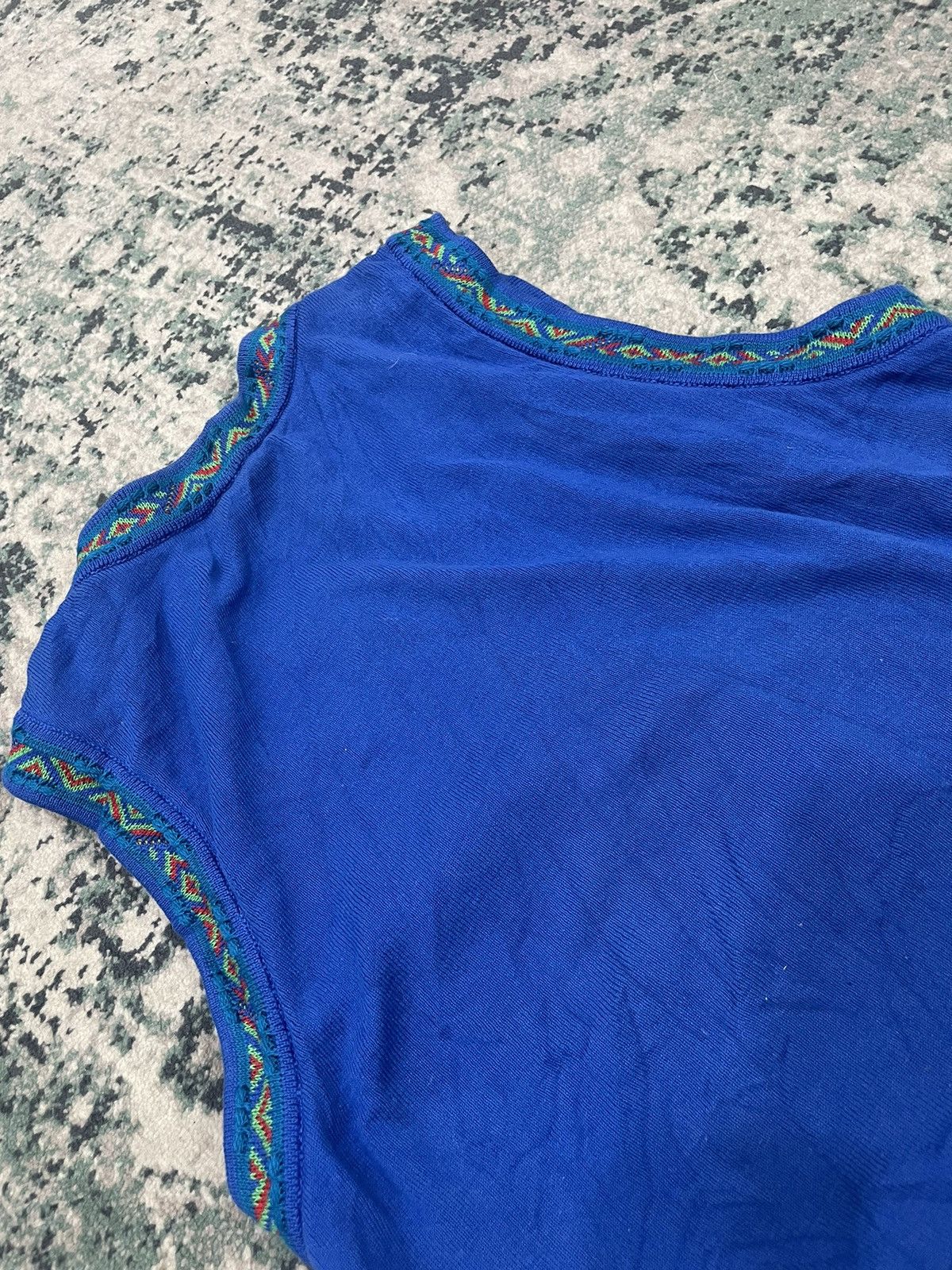 Coogi Vtg Coogi Multicolor Sweater Cable Knitted Vest Size Small Size US S / EU 44-46 / 1 - 11 Thumbnail