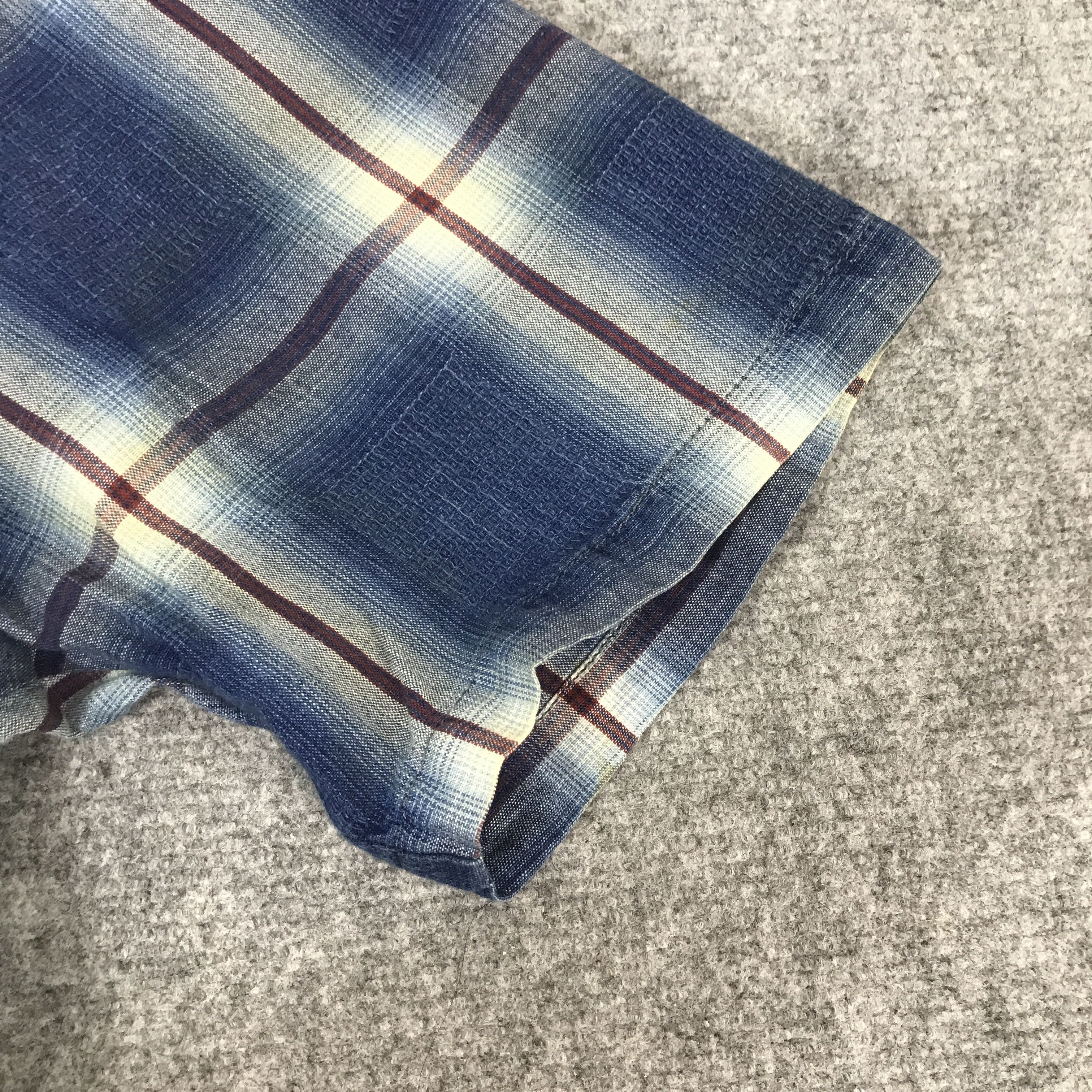 Blue Blue Japan blue blue Japan Worker Button Up Shirt Size US M / EU 48-50 / 2 - 7 Thumbnail