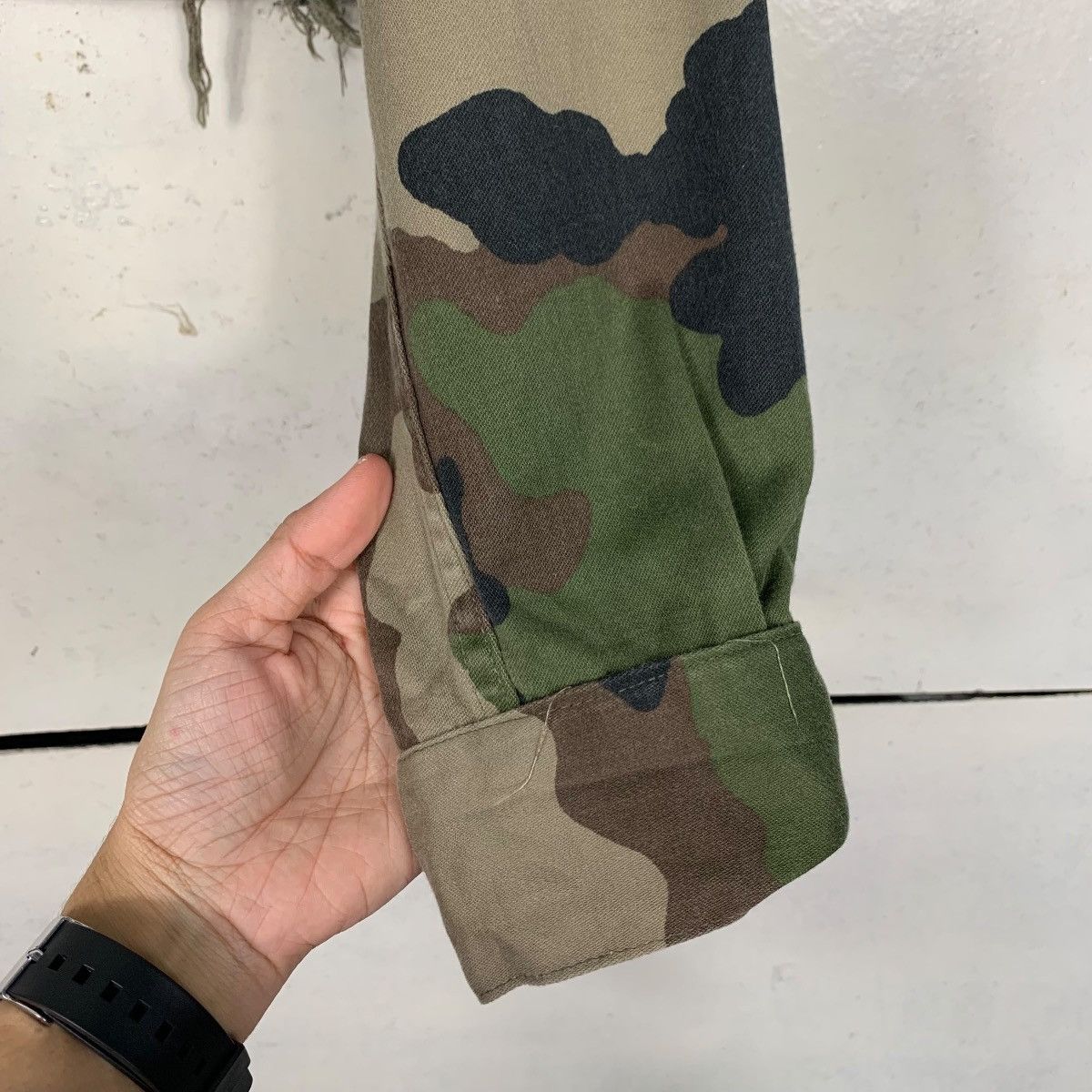 Custommade Vintage Army Military Camo Custom Cropped Jacket #1851-C80 Size L / US 10 / IT 46 - 13 Thumbnail