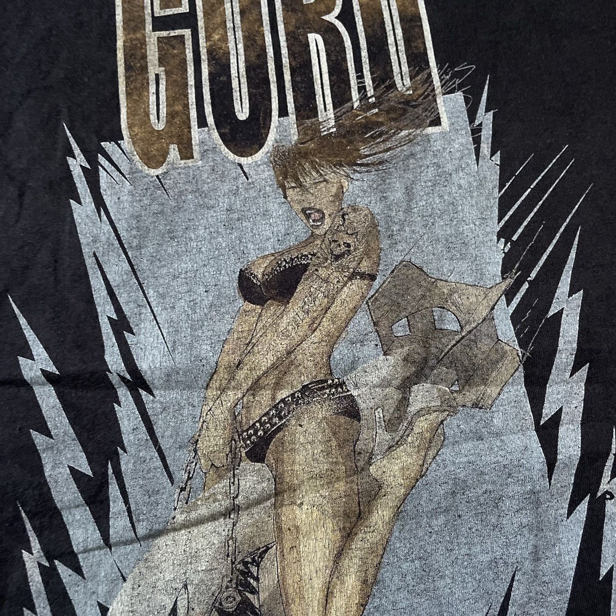 Vintage Vintage Y2K Gura Graphic Tee Anime Streetwear Black Faded L Size US L / EU 52-54 / 3 - 7 Thumbnail