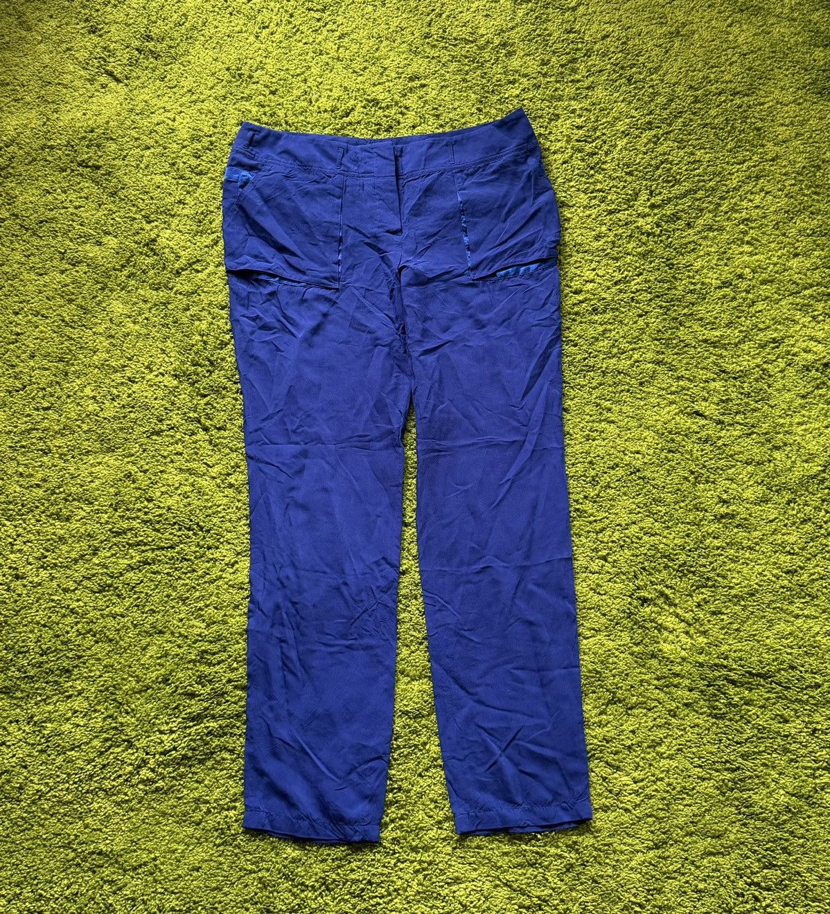 Designer × Just Cavalli × Roberto Cavalli Roberto Cavalli Italian minimalist blue pants Size 32" / US 10 / IT 46 - 1 Thumbnail