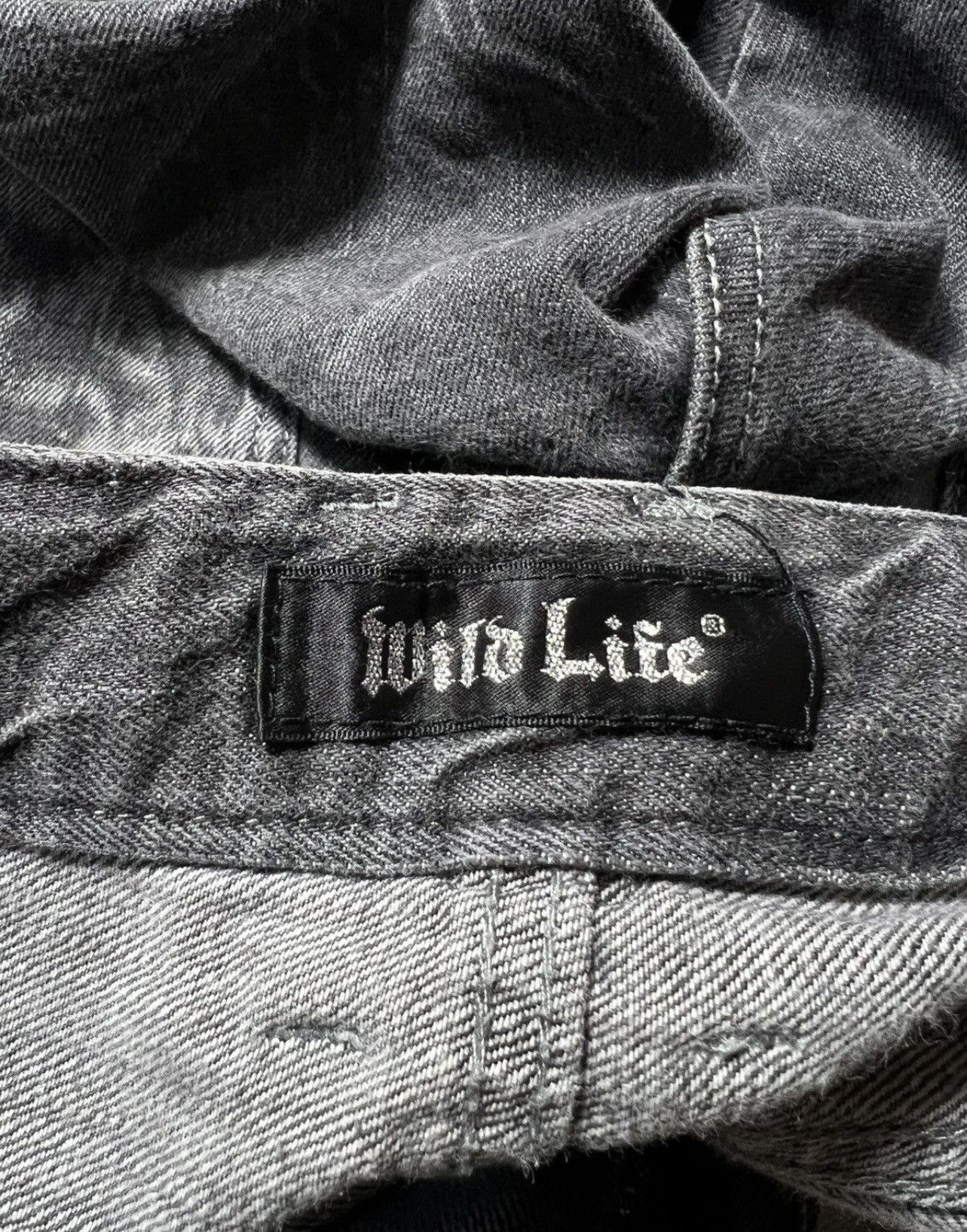 Japanese Brand 2000s Skull Bones Wild Life Studded Grunge Punk Style Pants Size US 30 / EU 46 - 6 Thumbnail