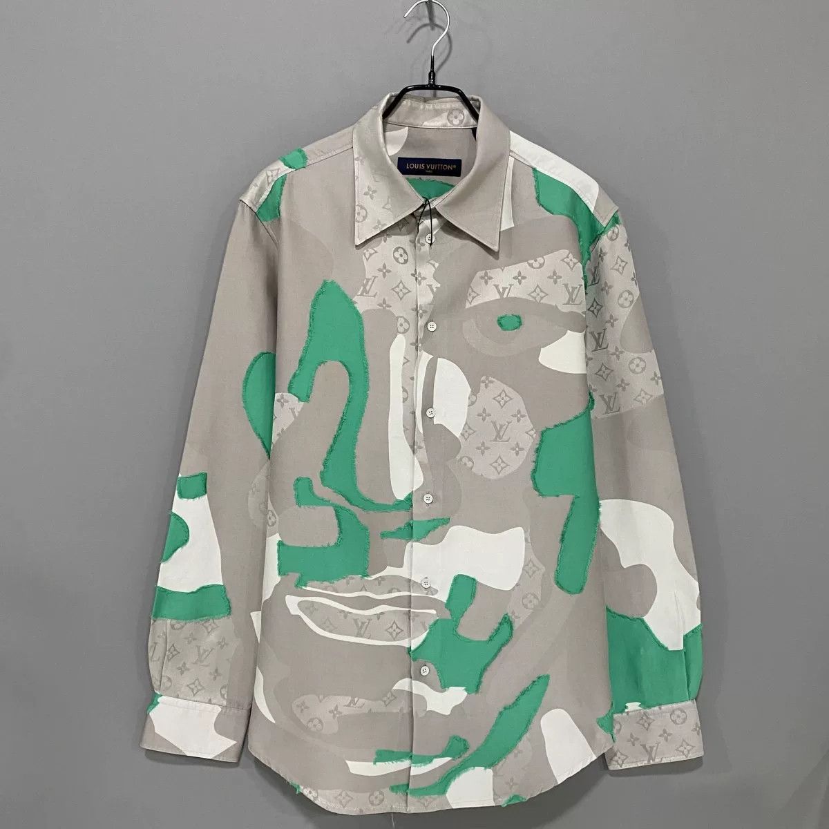 Louis Vuitton Louis Vuitton Monogram Face Spliced Shirt Size US M / EU 48-50 / 2 - 1 Thumbnail