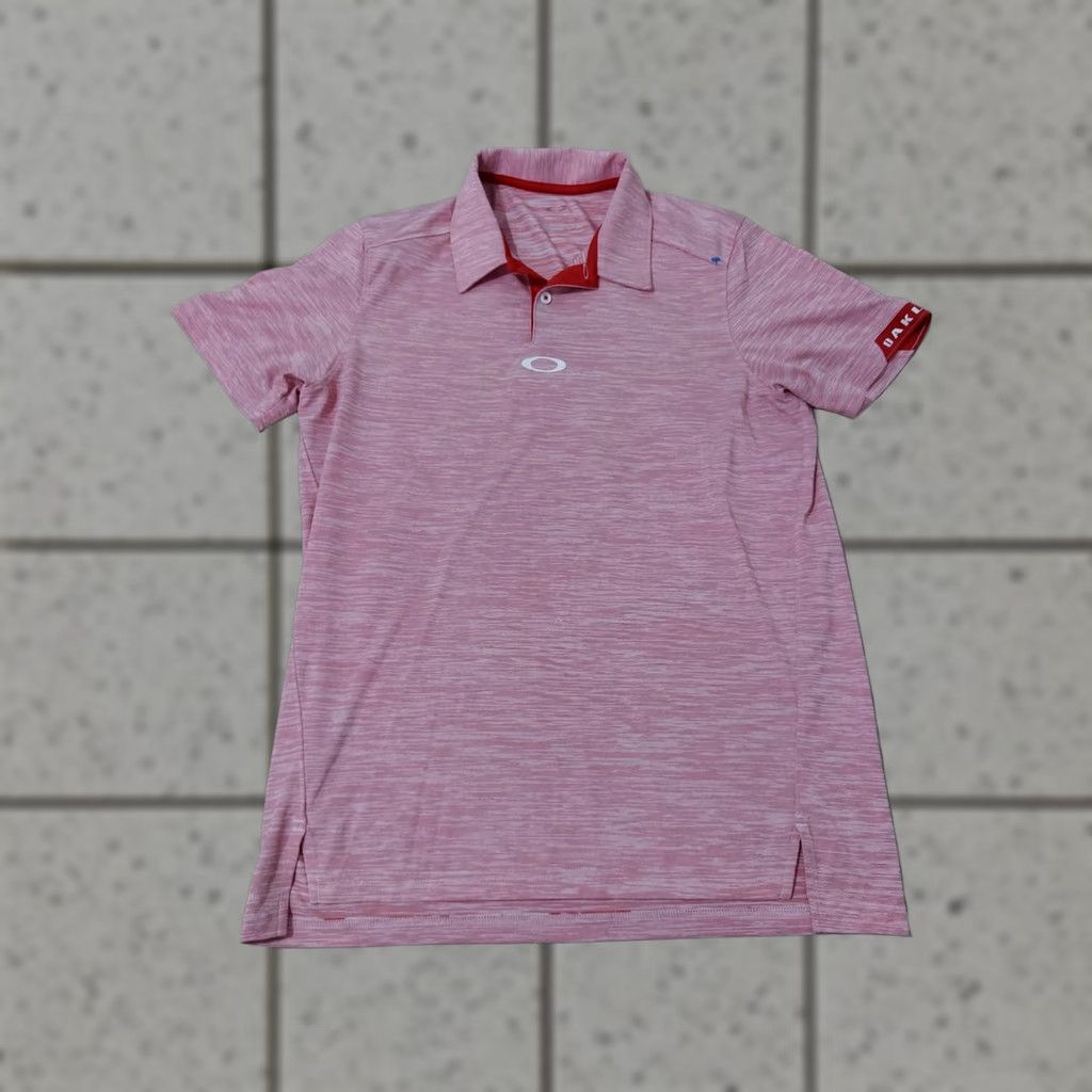 Oakley VINTAGE? Oakley Polo Shirt S Small Pink Athletic Golf Mens Shirt Polo S Pink Golf Oakley Athletic Men Mens Polo Shirt Pink Golf S Oakley Size US S / EU 44-46 / 1 - 1 Thumbnail