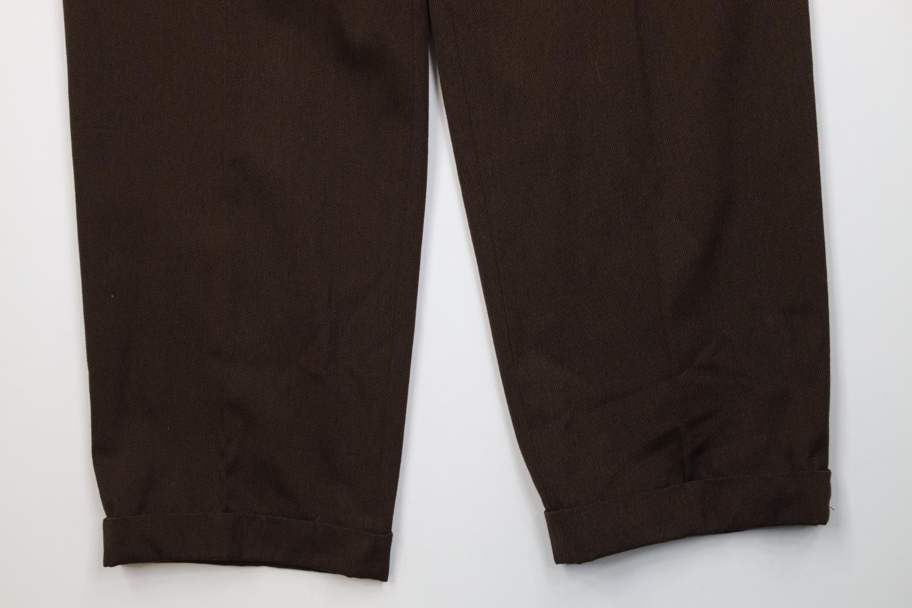 Vintage Vintage 90s Streetwear Gabardine Wide Leg Chino Pants Size US 36 / EU 52 - 4 Thumbnail