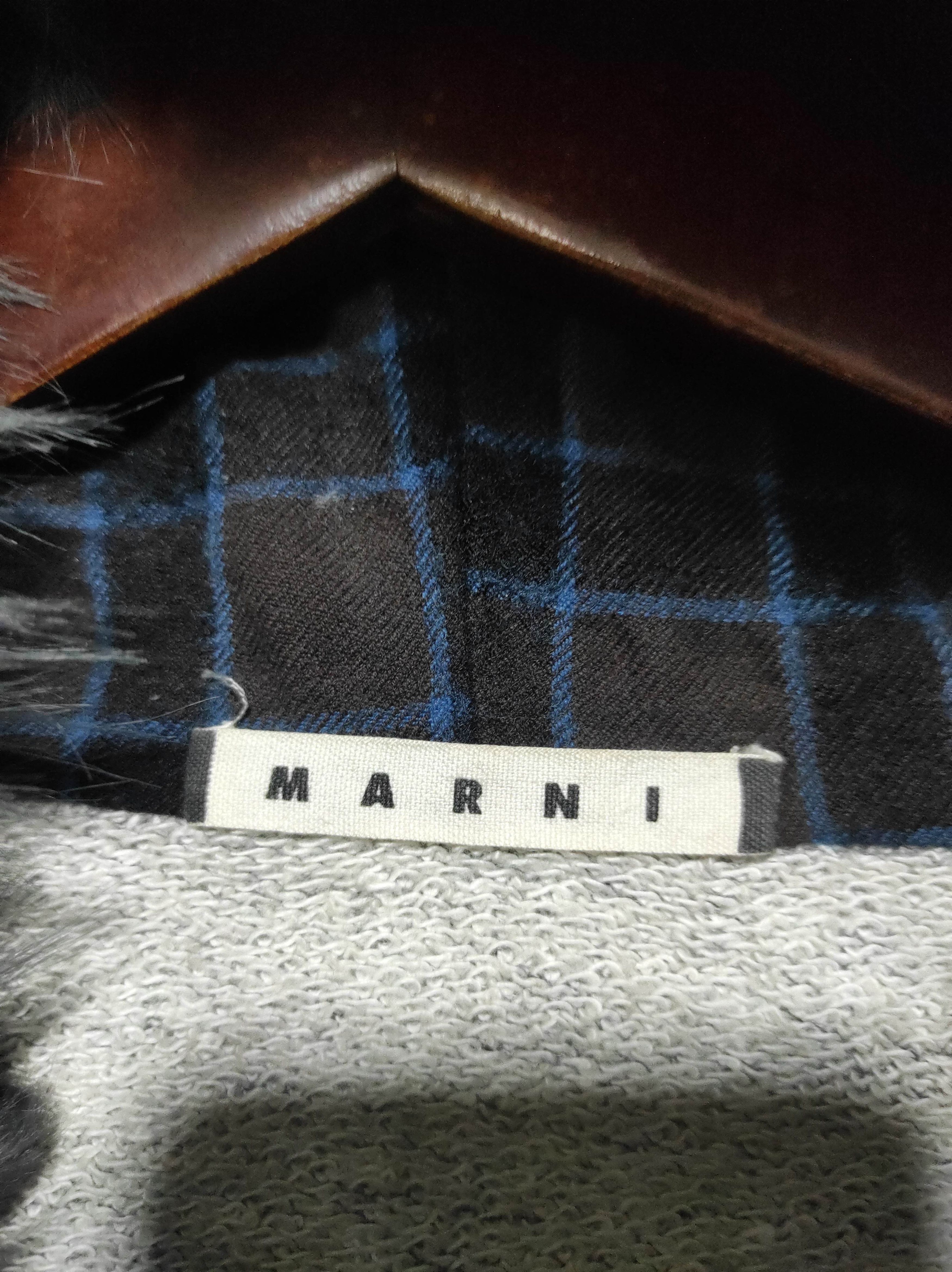 Marni Marni Zip Fur Hoodie if6was9 LGB style Size US M / EU 48-50 / 2 - 8 Thumbnail