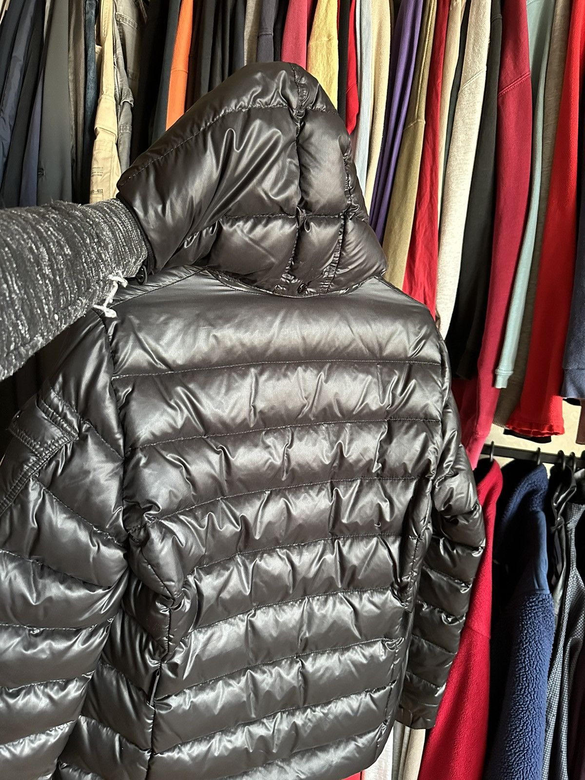 Moncler × Vintage Moncler jacket Black Luxury Size S / US 4 / IT 40 - 4 Thumbnail