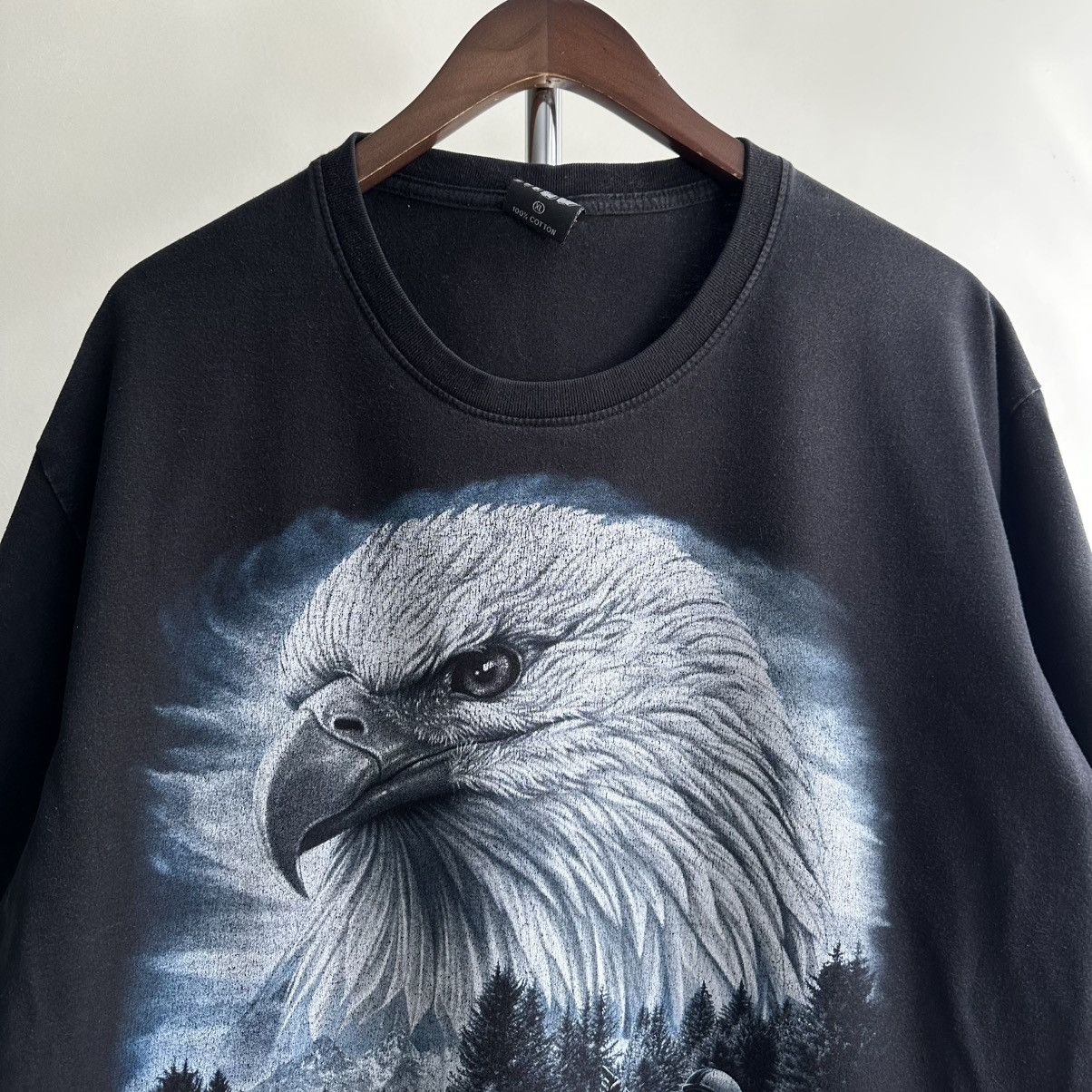 Vintage Vintage 90s Wild Ride Free Bikes Eagle Graphic Tee Size US XL / EU 56 / 4 - 3 Thumbnail