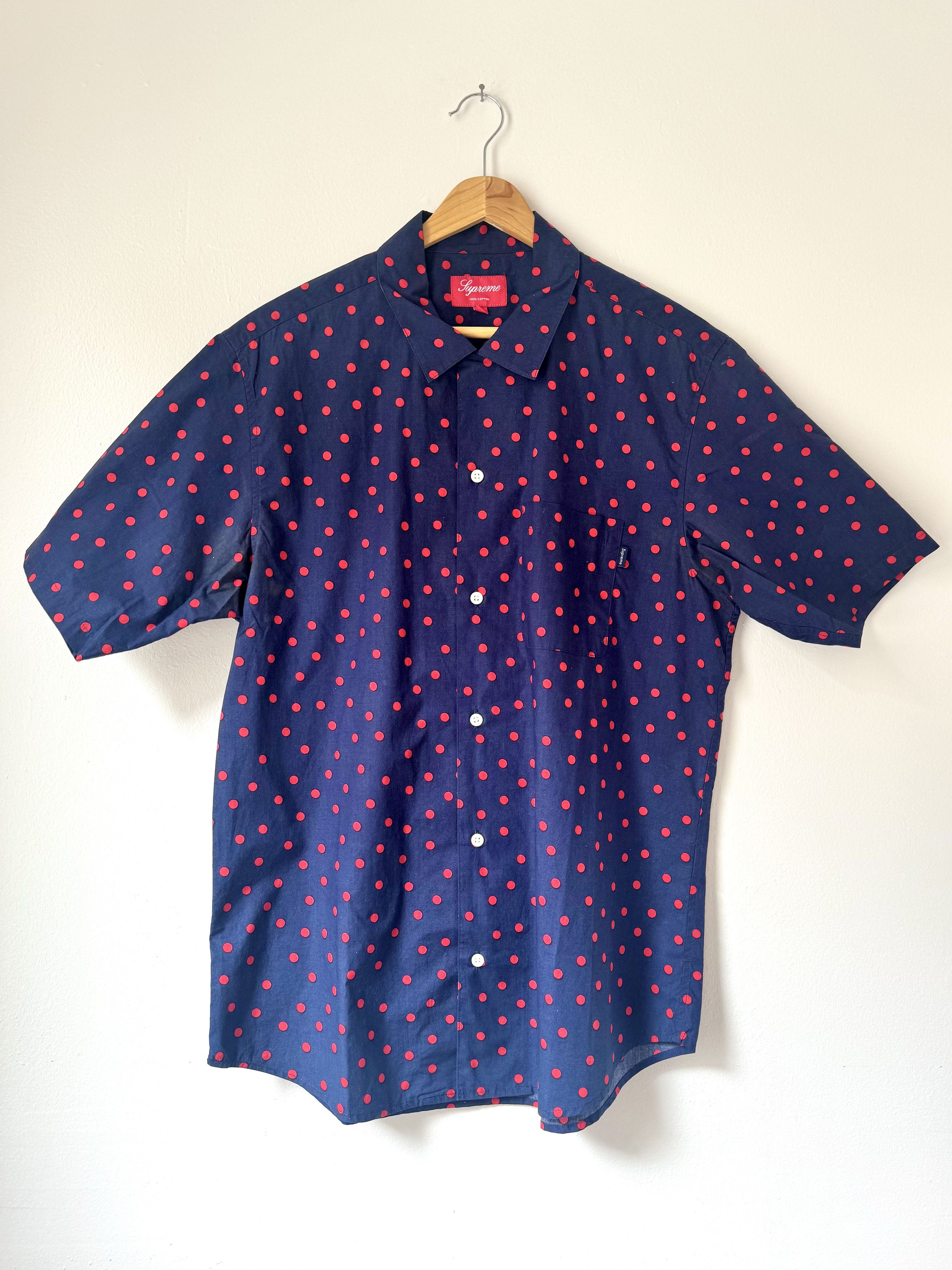 Supreme Supreme Silk Polka Dot Camp Collar Shirt | Grailed