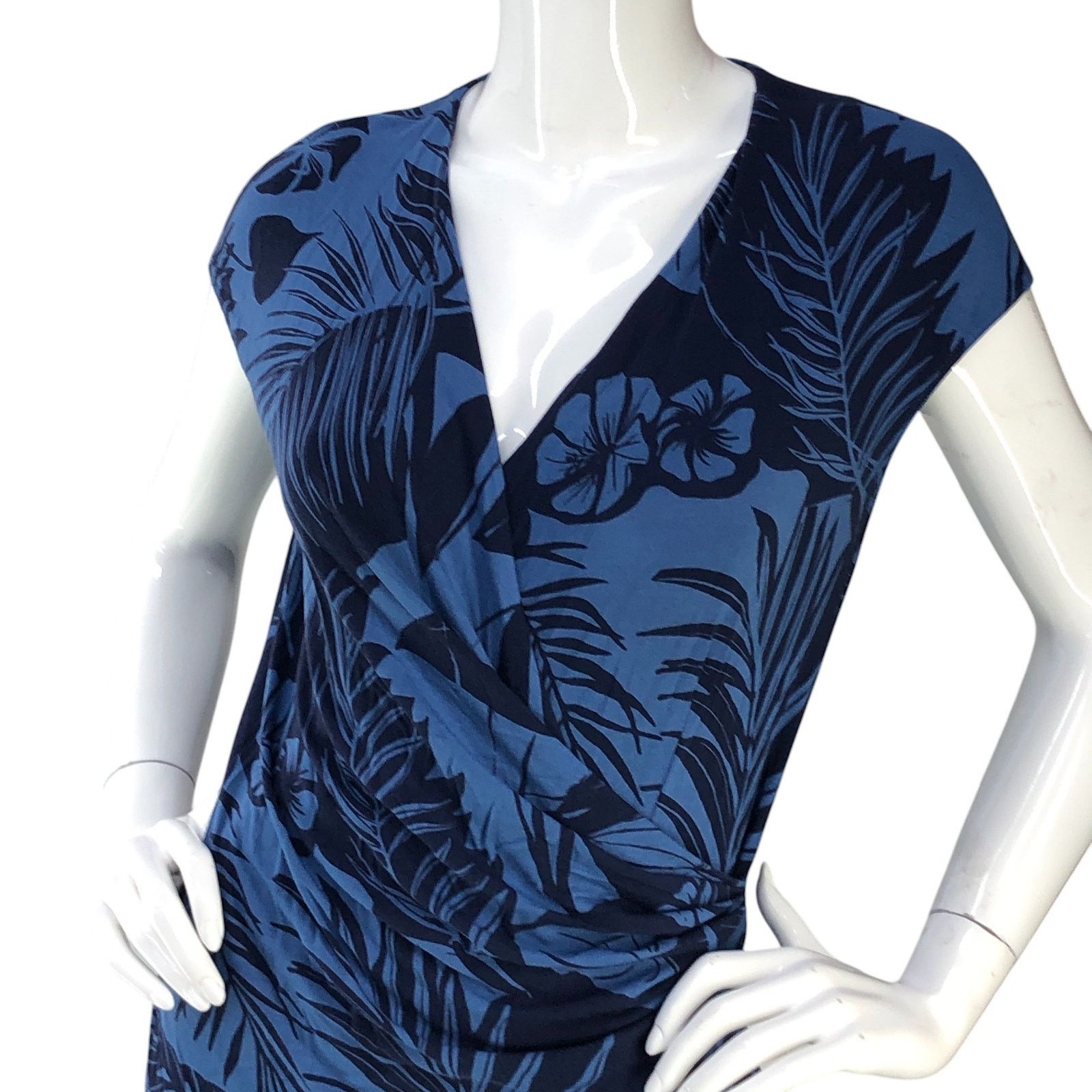 Tommy Bahama Tommy Bahama Size S Dress Faux Wrap Lets Be Fronds Tambour Size S / US 4 / IT 40 - 2 Thumbnail
